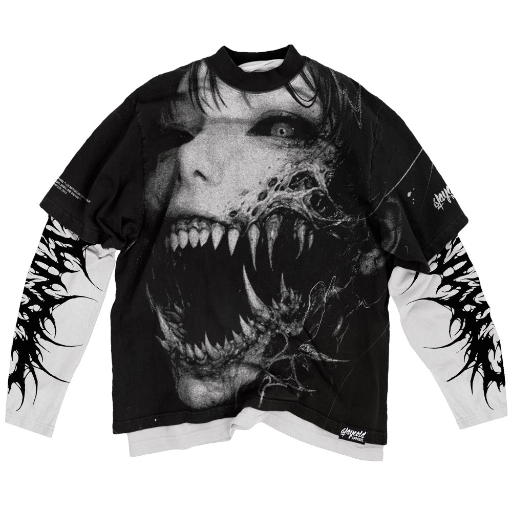 Soulshred (Black) - Double-Layer Longsleeve (250GSM)