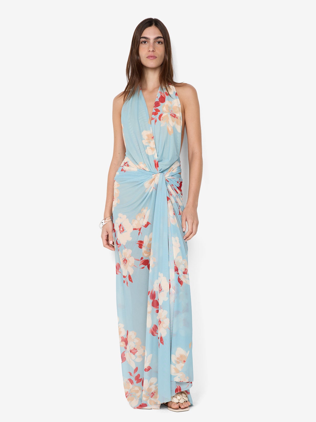 CALLIOPE DRAPE MAXI DRESS - SONARA FLORAL