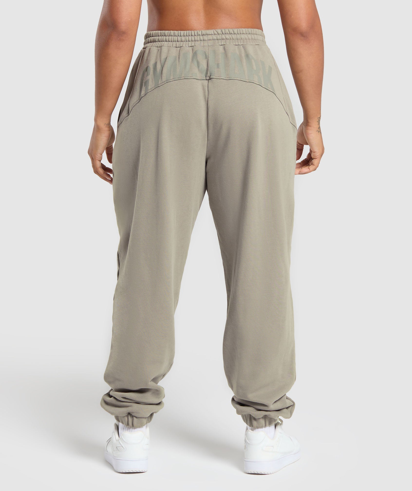 Gymshark Power Washed Joggers - Linen Brown/Wash