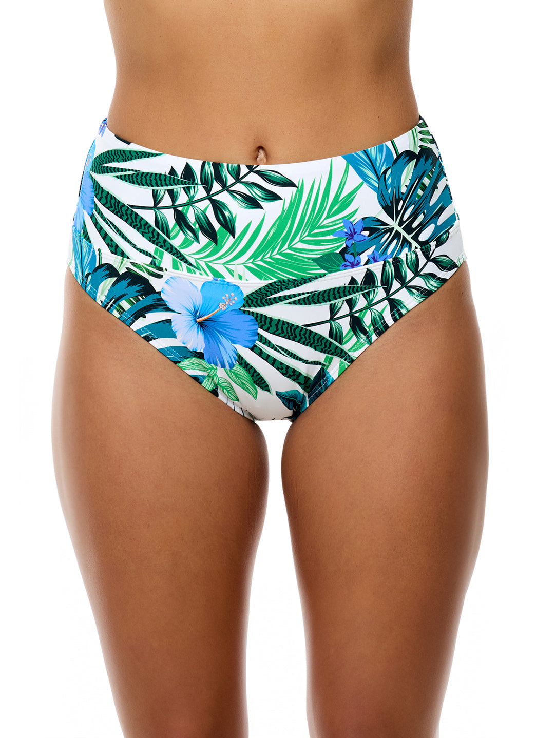 Next by Athena Women's Aloha Harmony High Waist Bikini Bottom