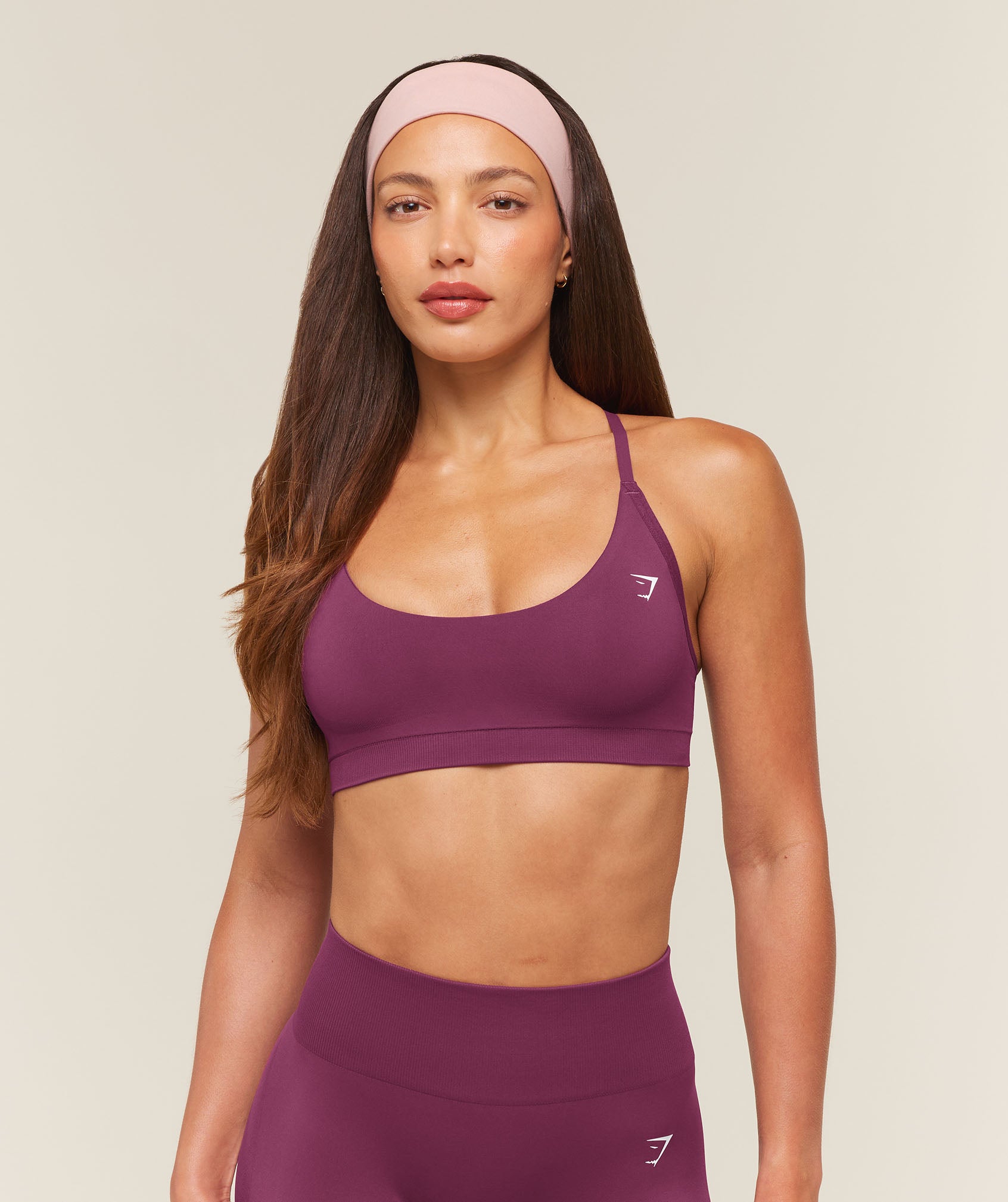Gymshark Everyday Seamless Racerback Sports Bra - Strength Pink