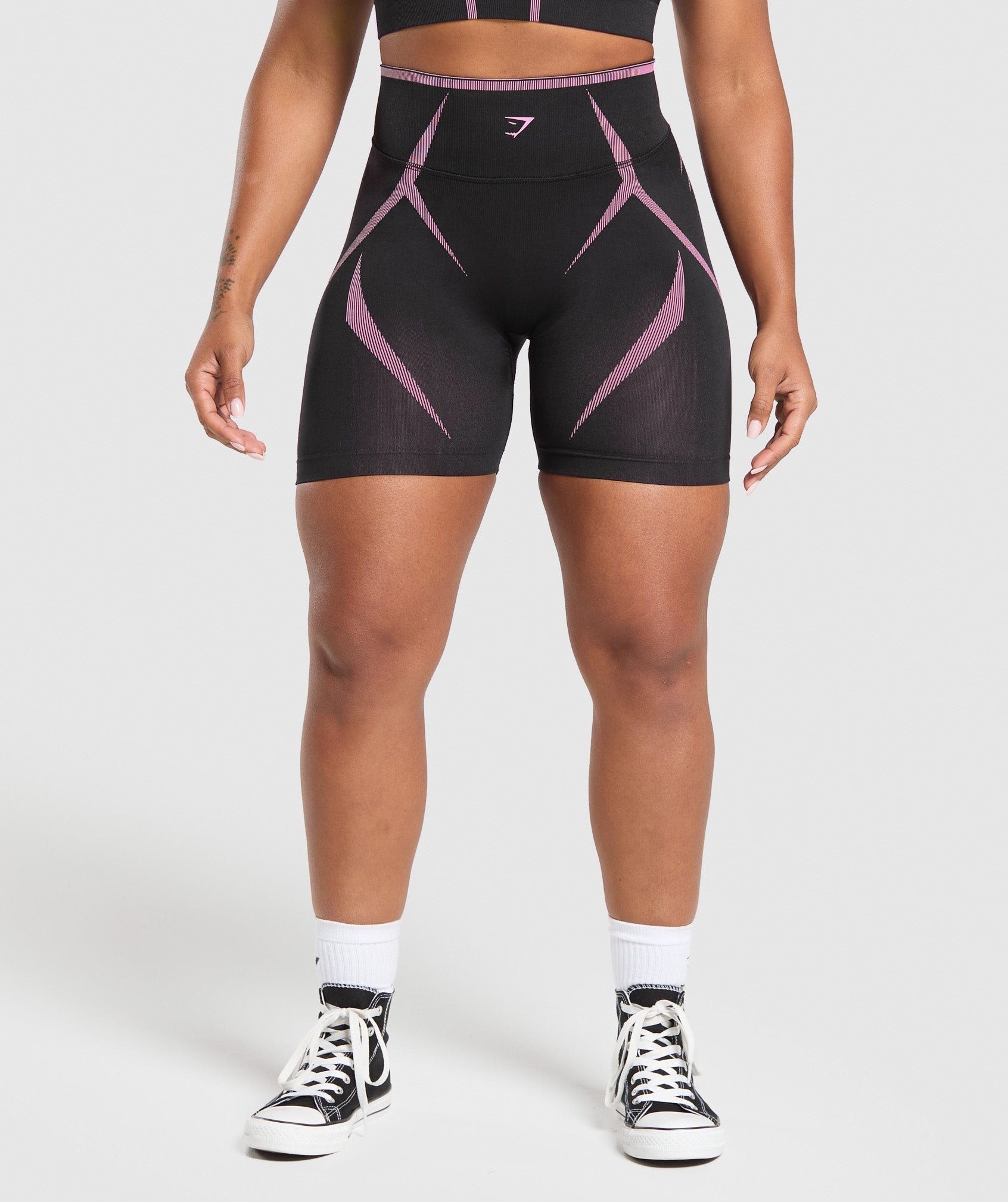 Gymshark Apex Lift Seamless Short - Darkest Purple/Sour Pink