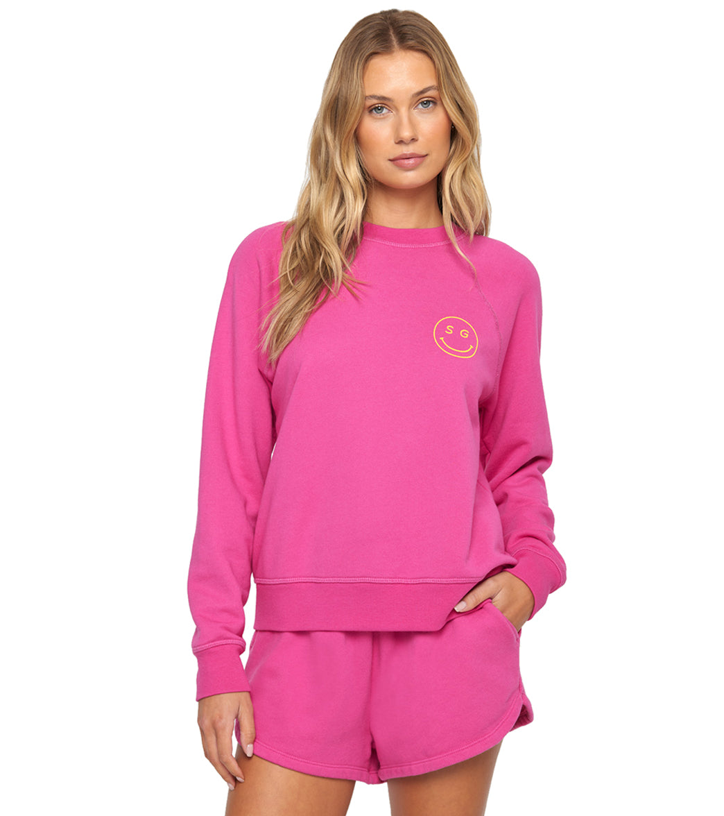 Spiritual Gangster SG Smiley Forever Crew Sweatshirt