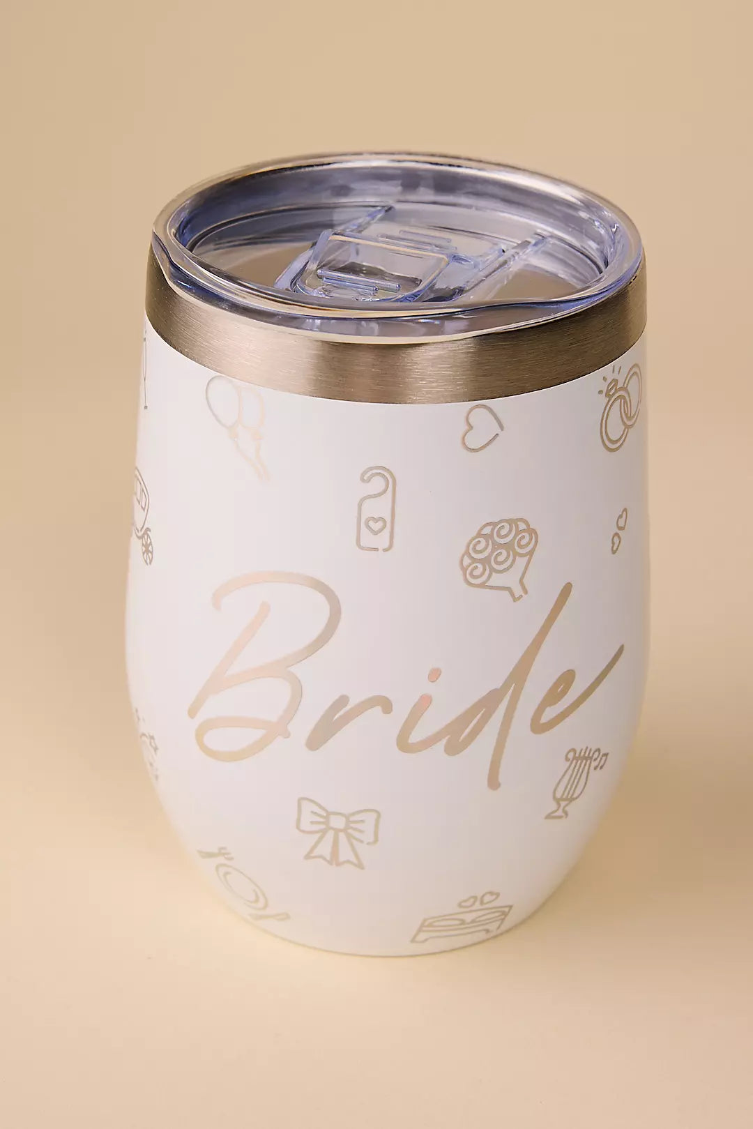 Insulated Stainless Steel Bride Wine Tumbler