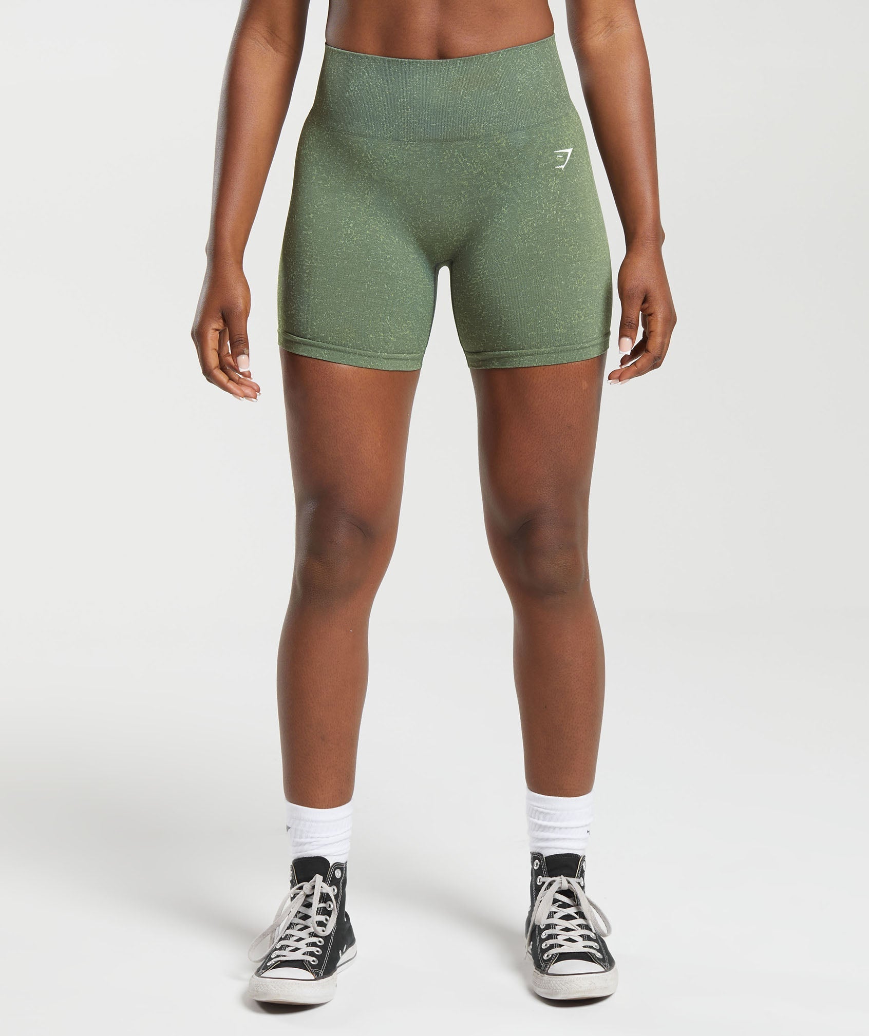 Gymshark Adapt Fleck Seamless Shorts - Green