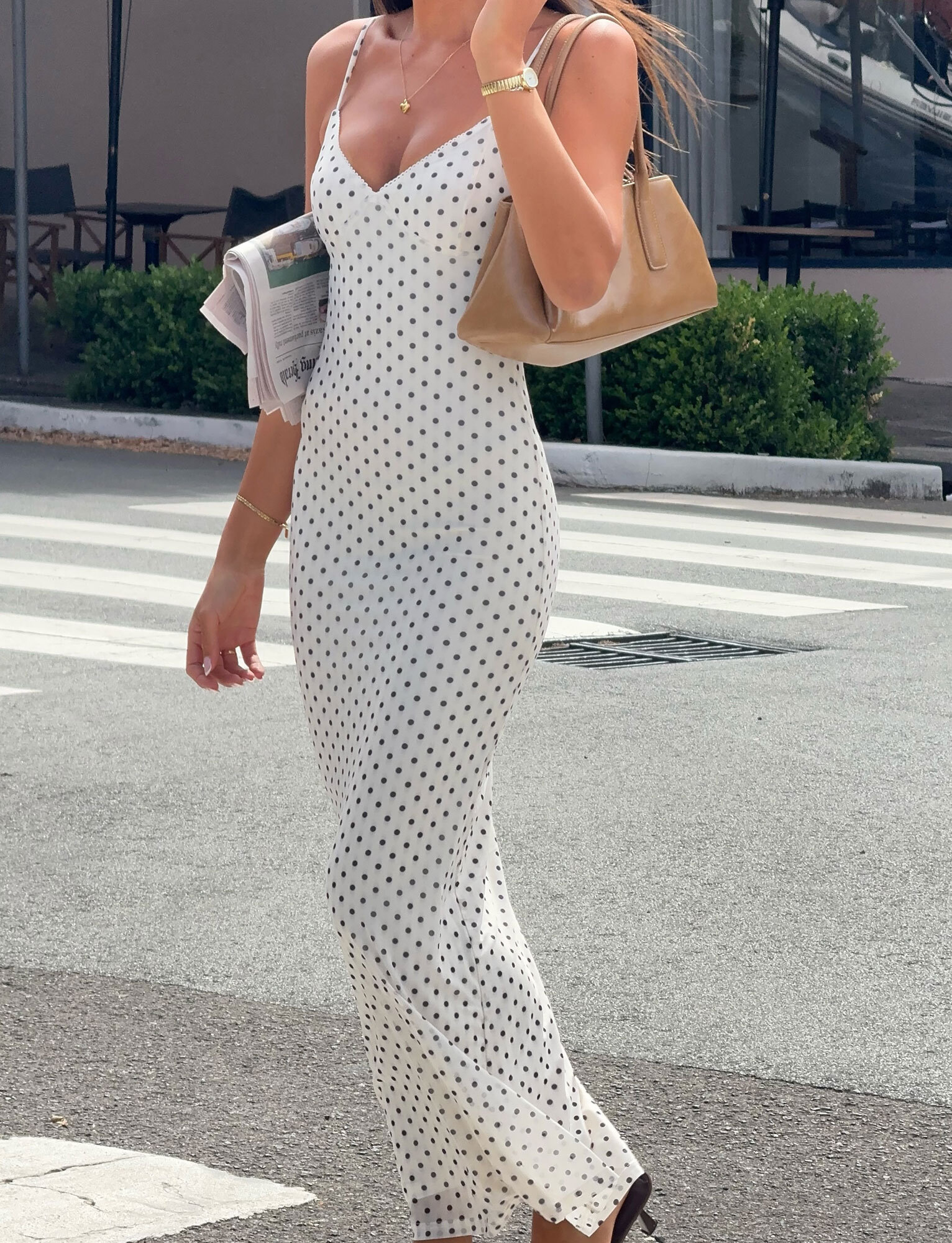 JULIANNA MAXI DRESS - POLKA DOT
