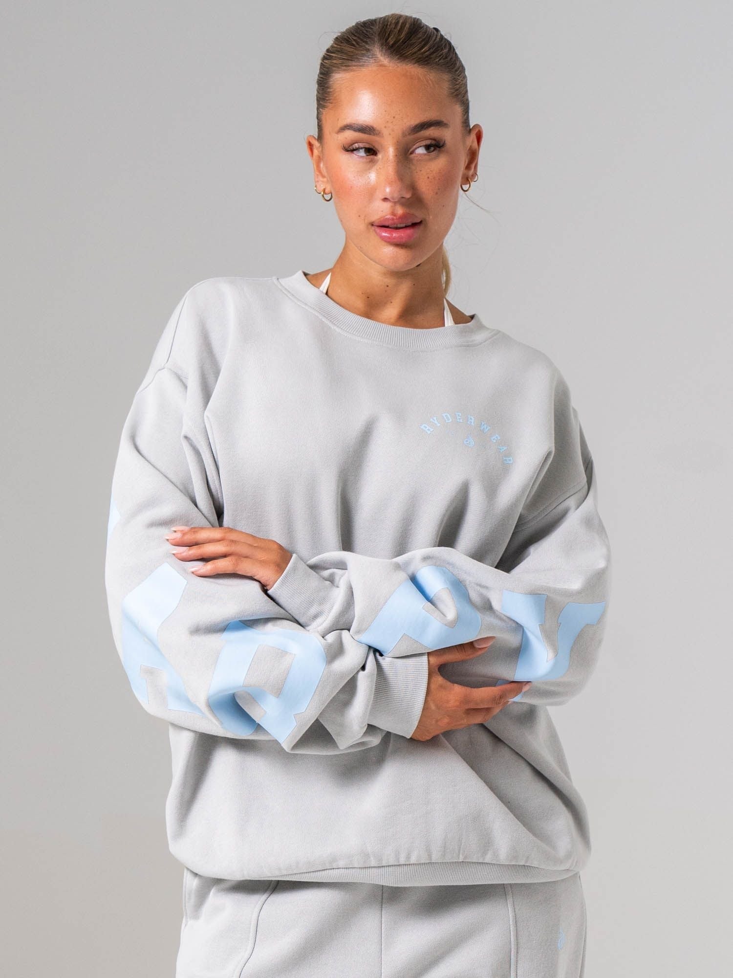 Collegiate Sweater - Cloudy