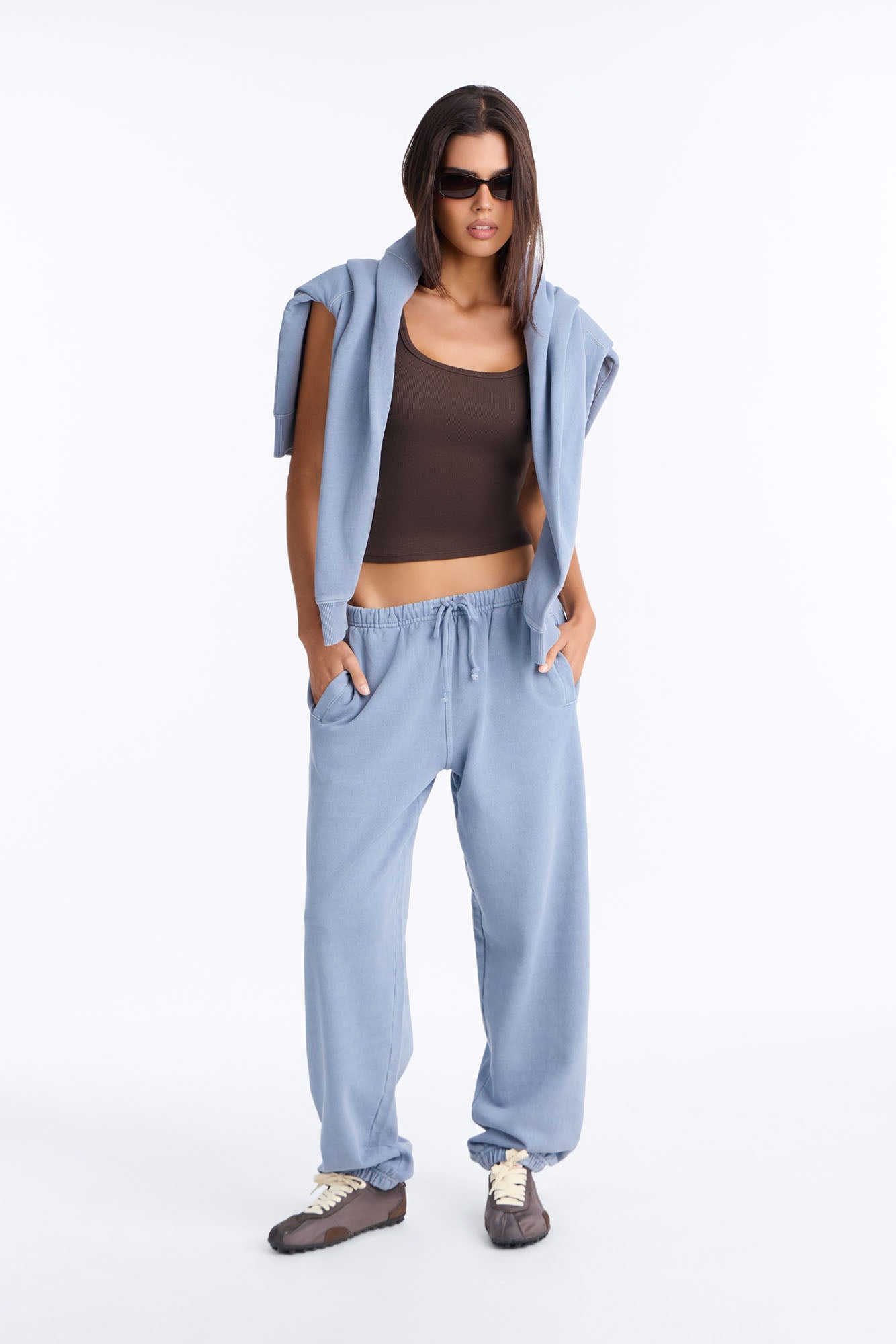 TERRY Classic Jogger Sweatpant - Washed Blue
