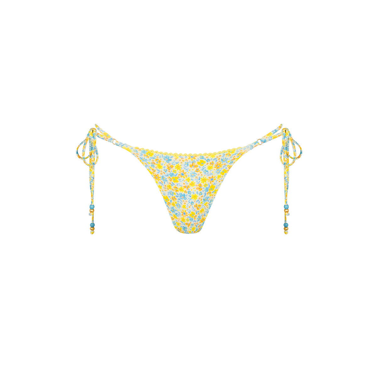 Kulani Kinis Dreamy Daze Decorative Thong Tie Side Bikini Bottom