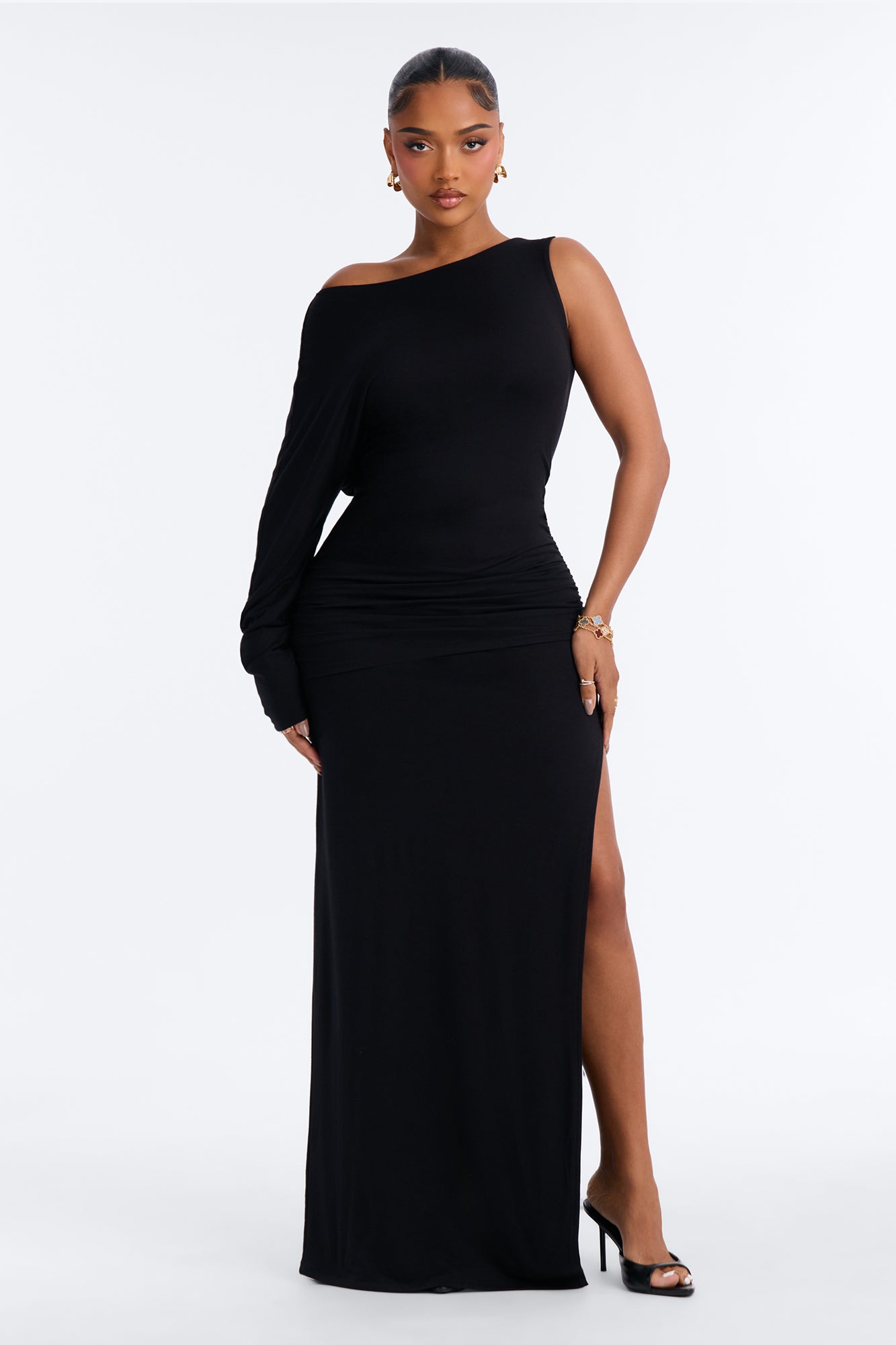 Candice Modal Maxi Dress - Black