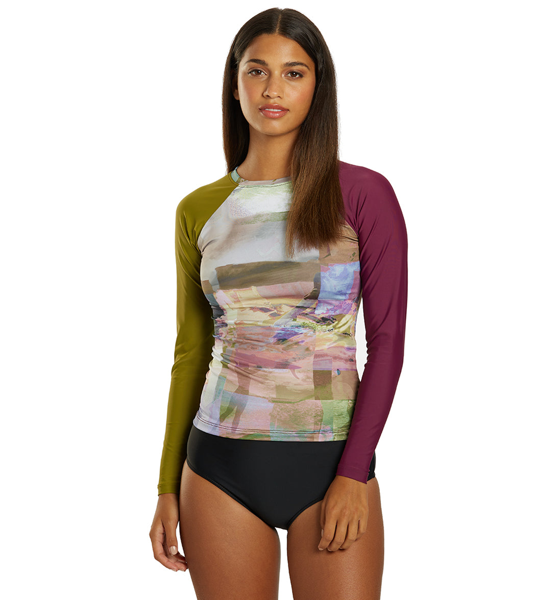 Seea Women's Doheny Colorblock Long Sleeve Rash Guard