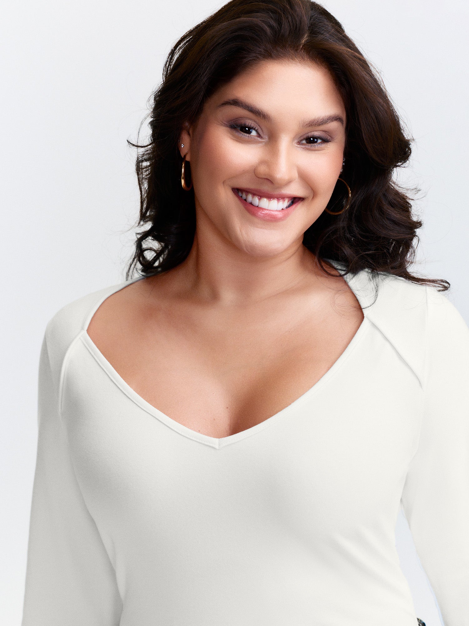 Supersoft V-Neck Fitted T-Shirt