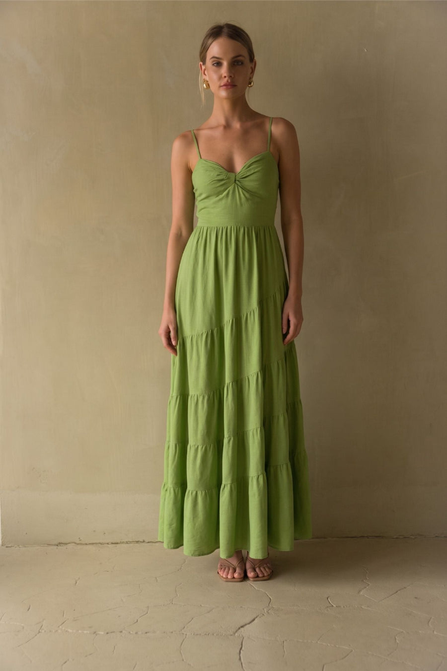 Donna Twist Front Maxi Dress