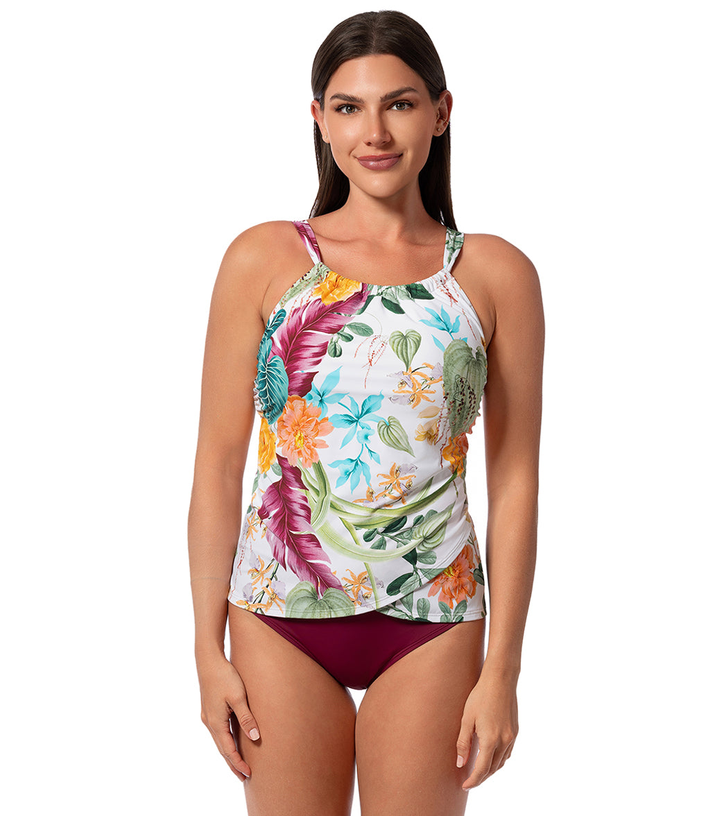 Jantzen Women's Mystic Tropic Audrey Takini Top