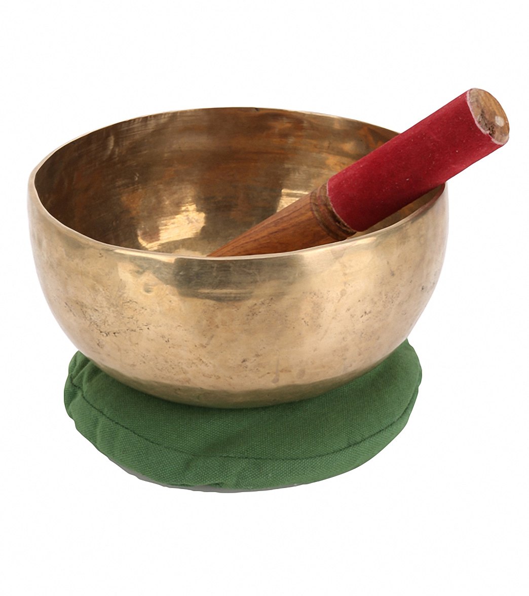 Sacred Space LG Healing Note D Chakra Tibetan Singing Bowl 7.25"