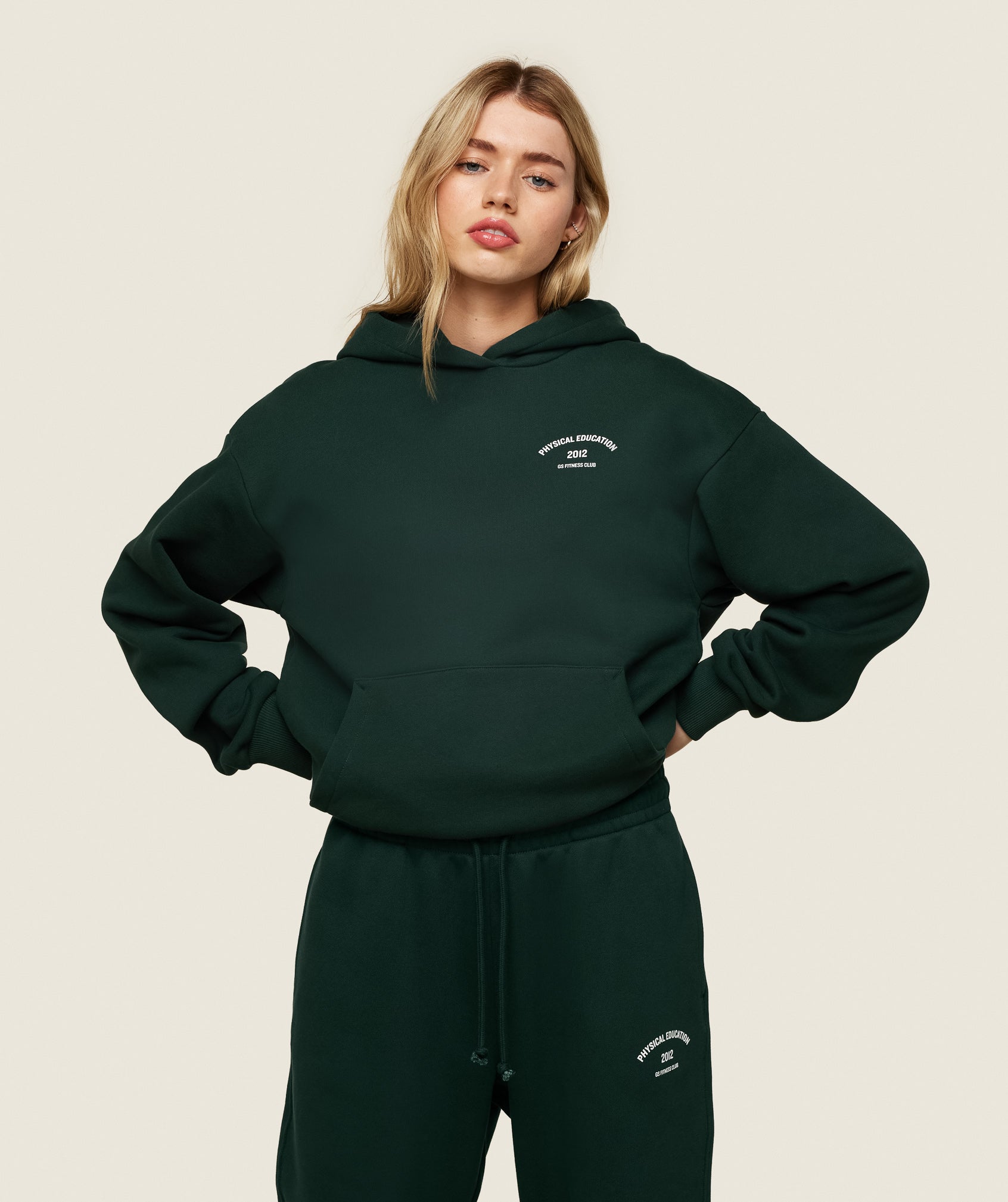 Gymshark PE Graphic Hoodie - Aster Stock Green