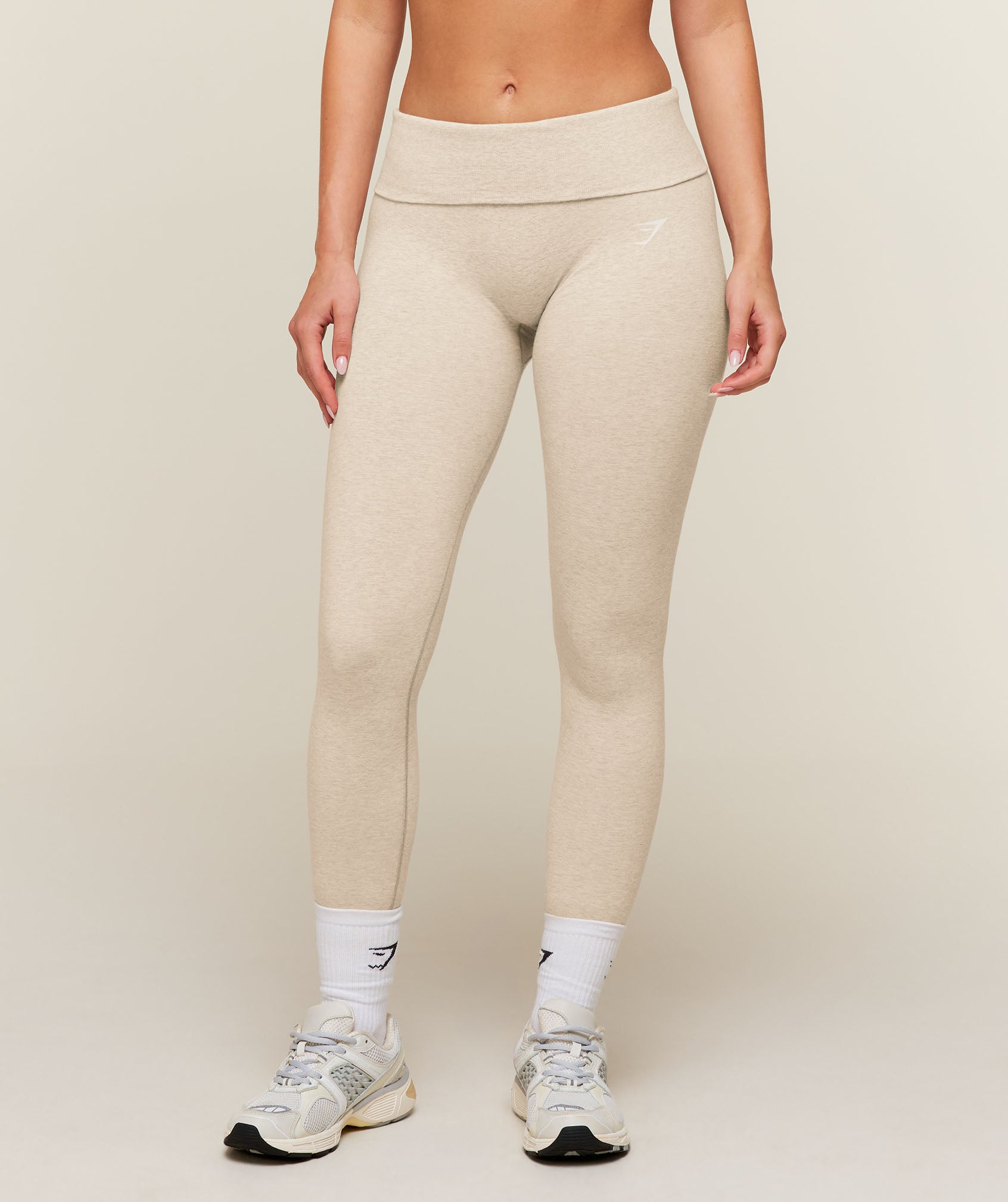 Gymshark CottonMove™ Leggings - Oat Marl