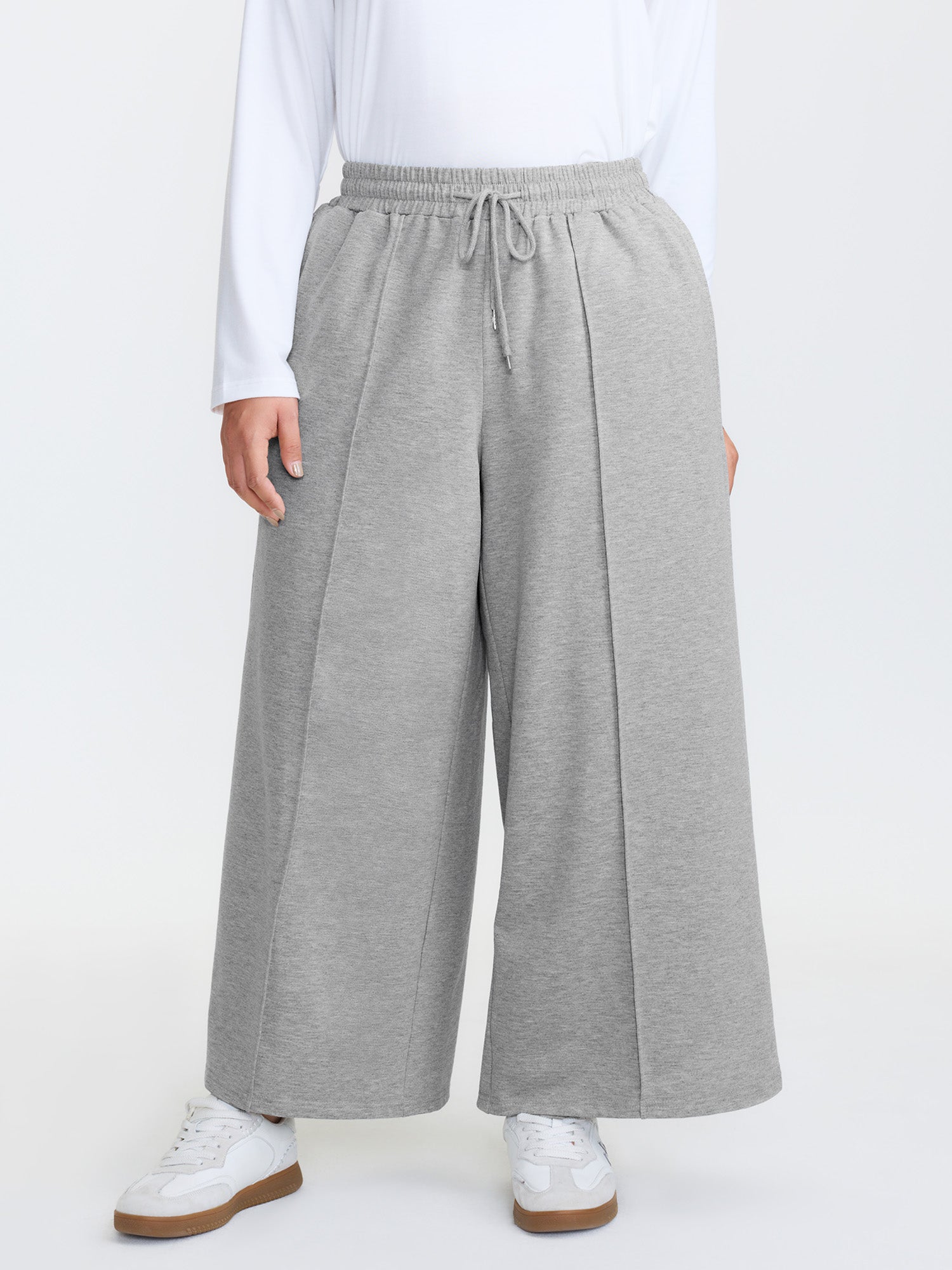 Toothpick Pleat Drawstring Pants