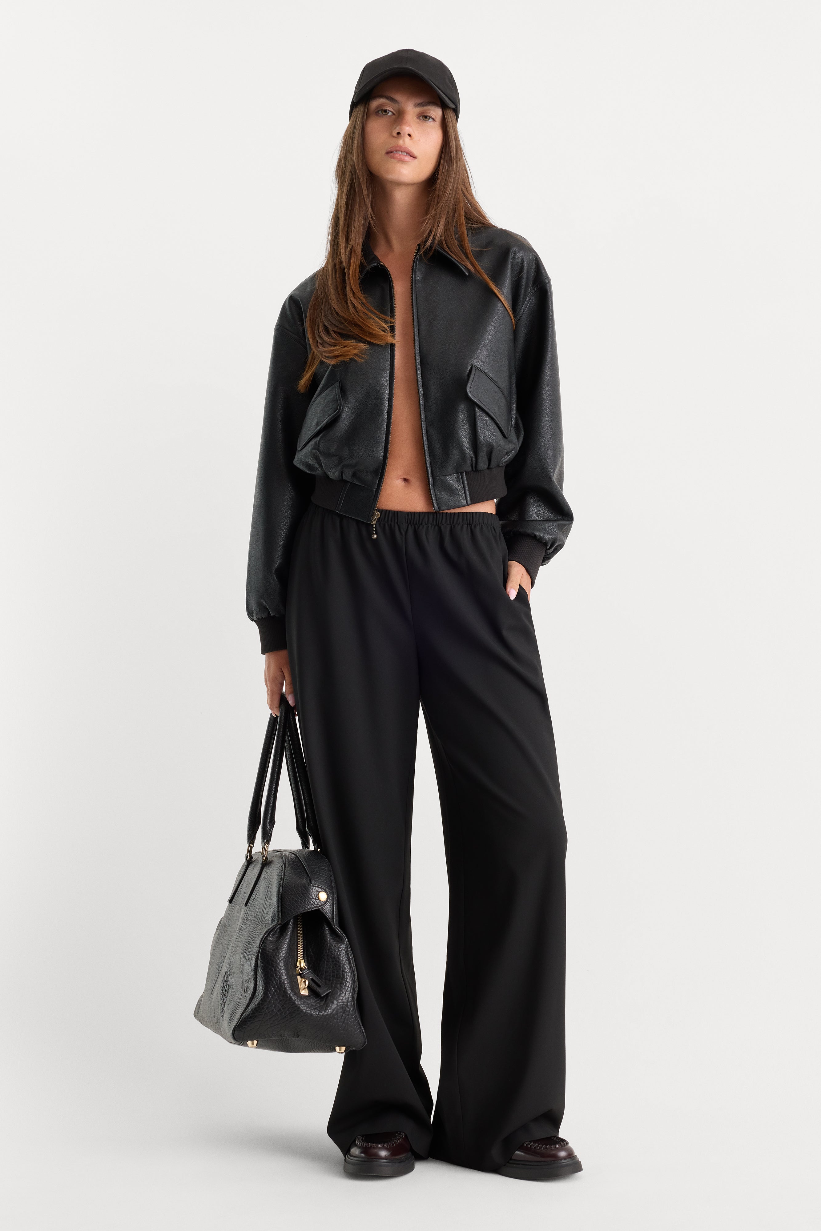 THE PULL ON TROUSER | BLACK001
