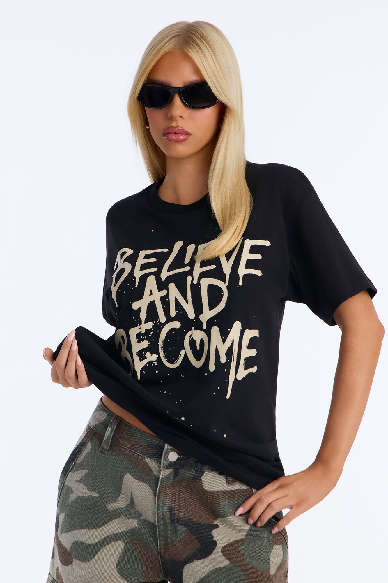 Believe and Become Tee - Black