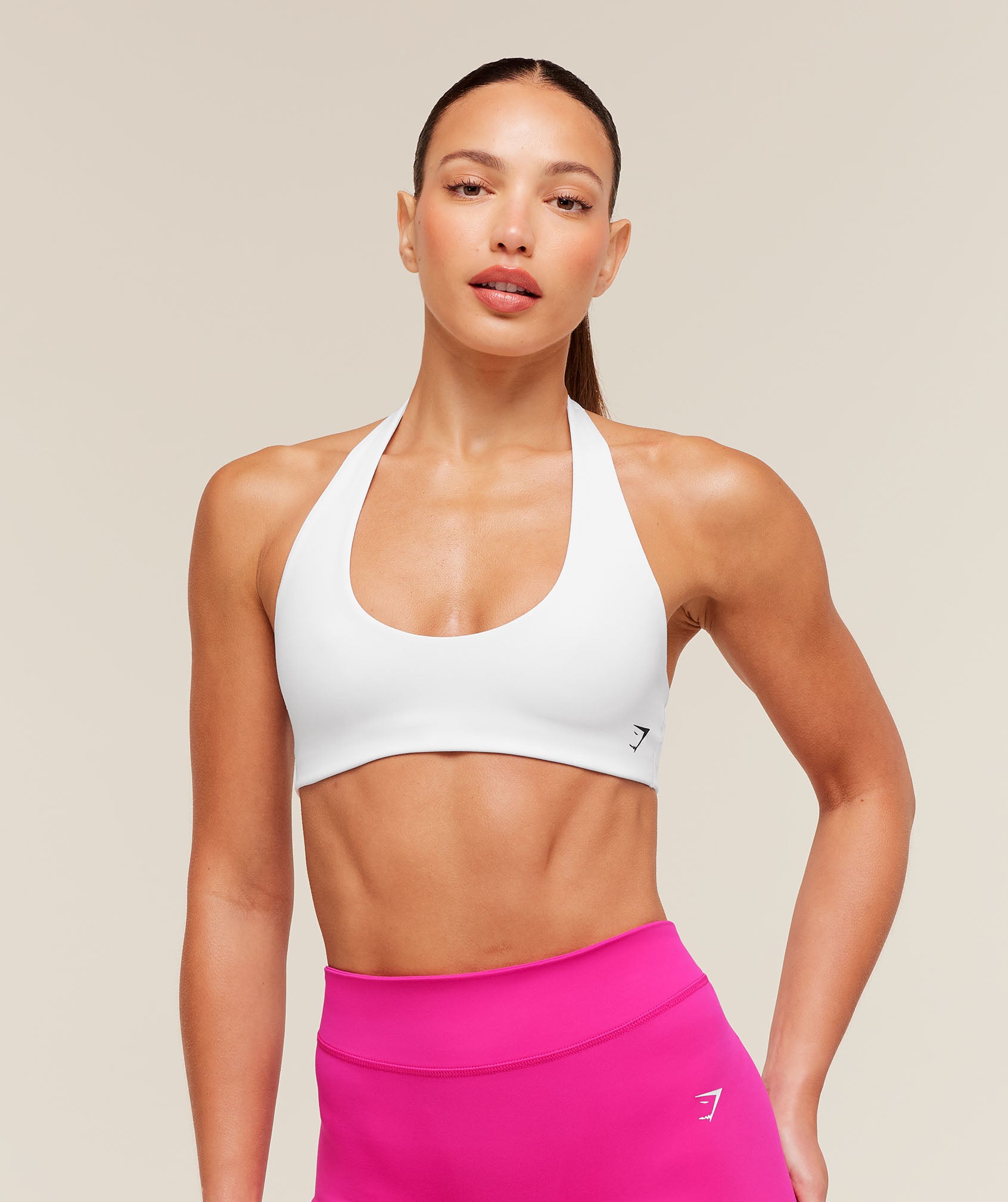 Gymshark Halter Bralette - White