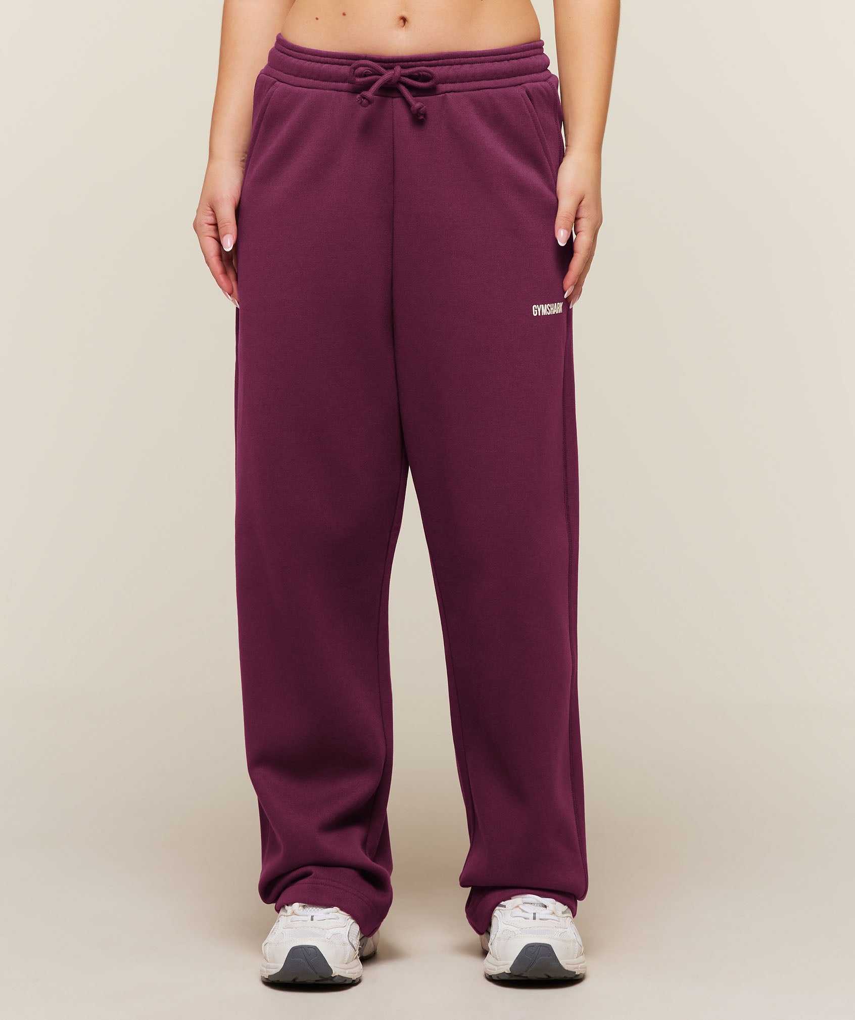 Gymshark Cosy Luxe Straight Leg Short Joggers - Strength Pink