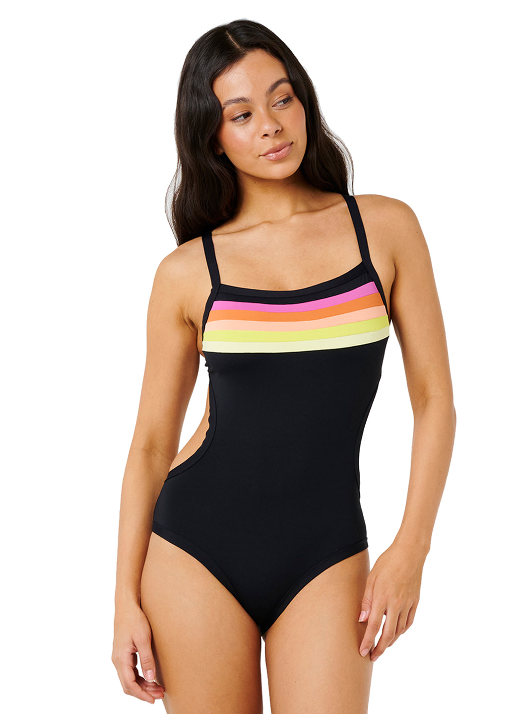 Rip Curl Women's Surf Stripe Cheeky One Piece Swimsuit