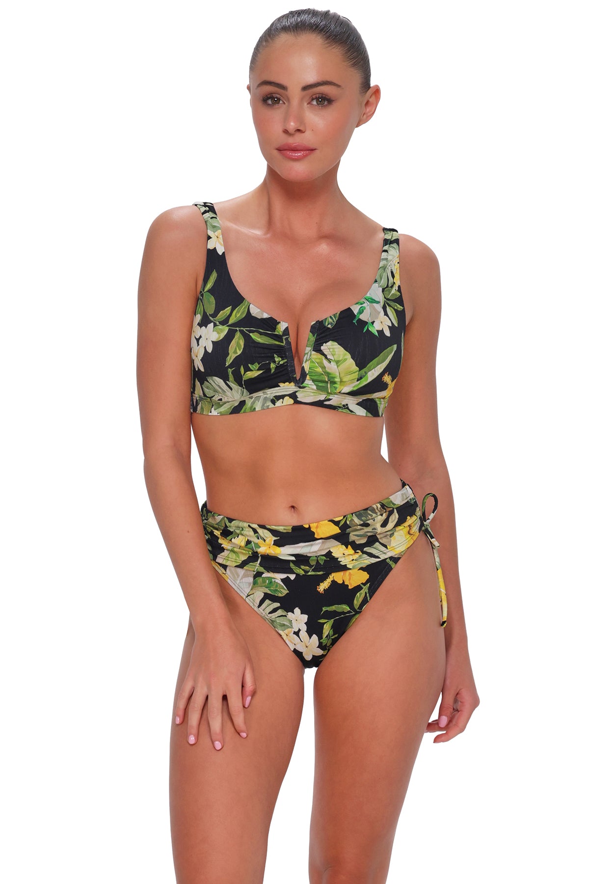 Sunsets Night Bloom Vienna V-Wire Top