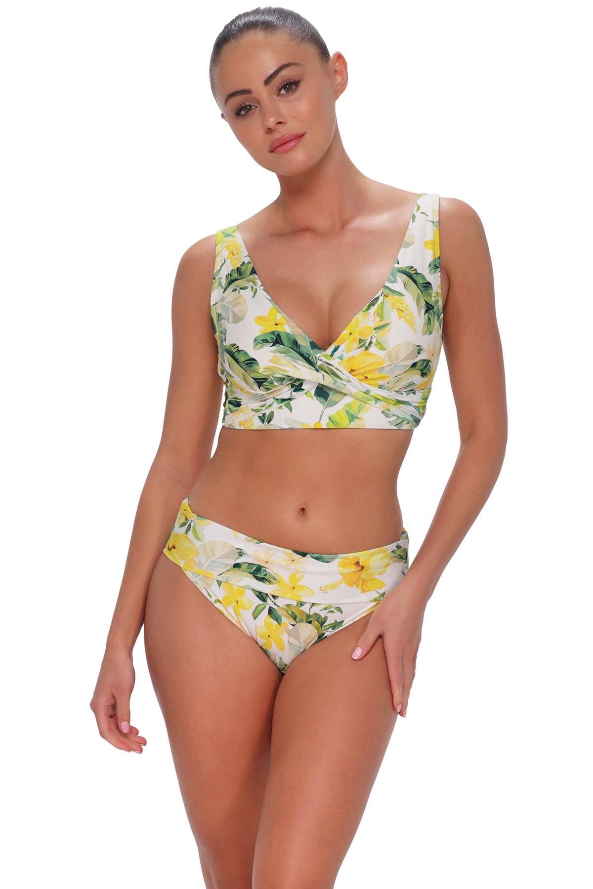 Sunsets Isla Soleil Crepe Elsie Top