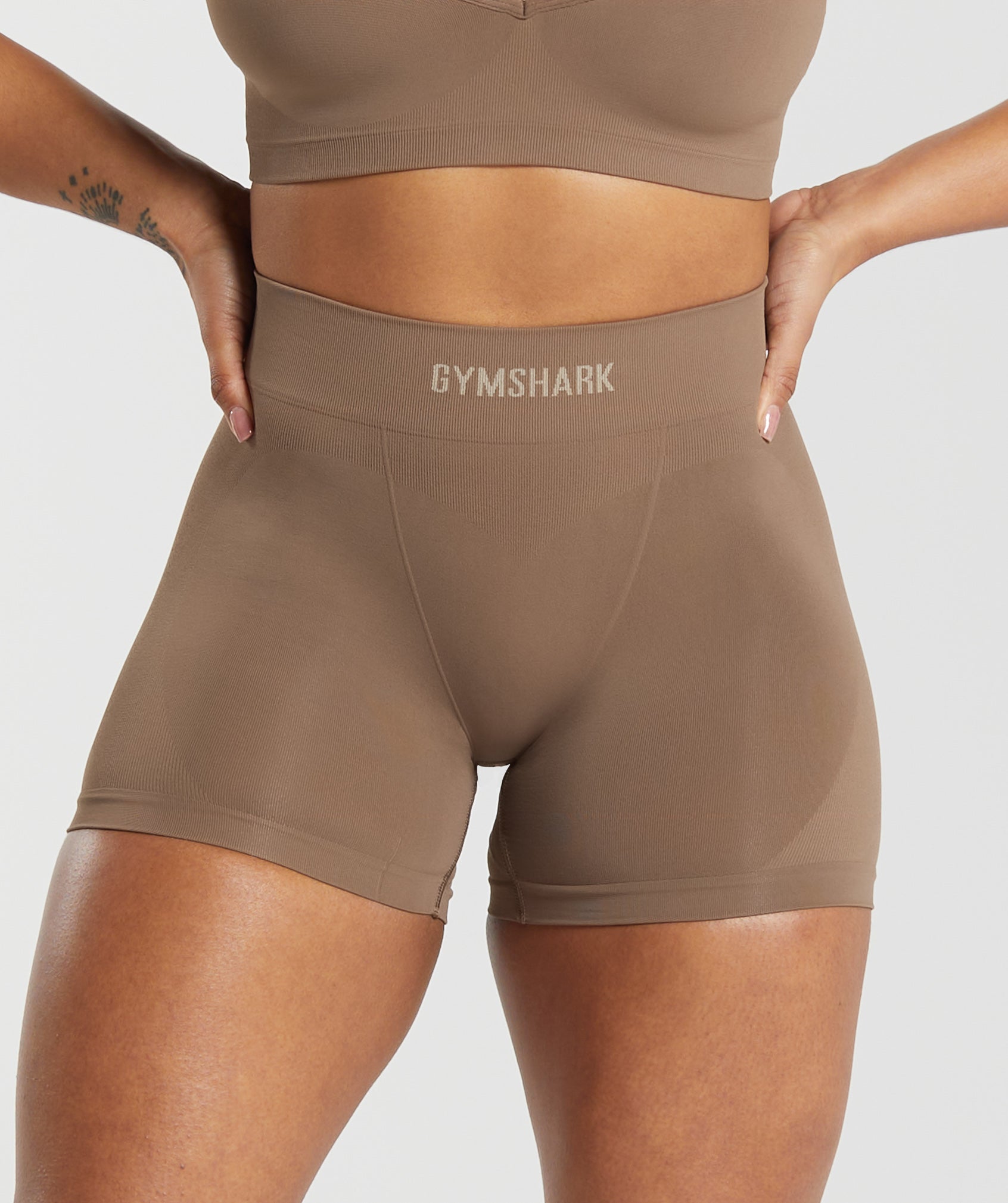 Gymshark Seamless Boxer - Soul Brown