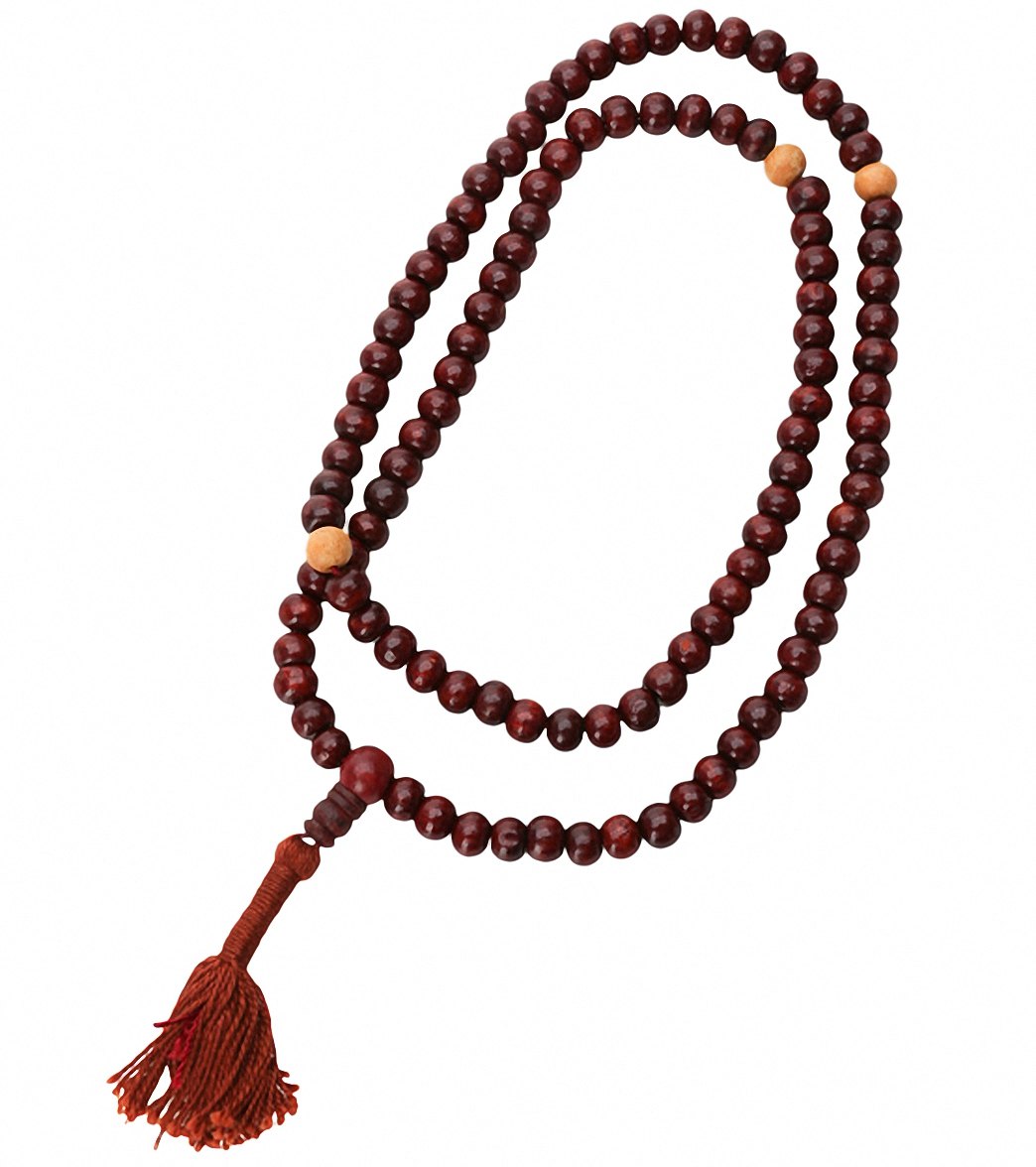 dZi Rosewood Mala Beads