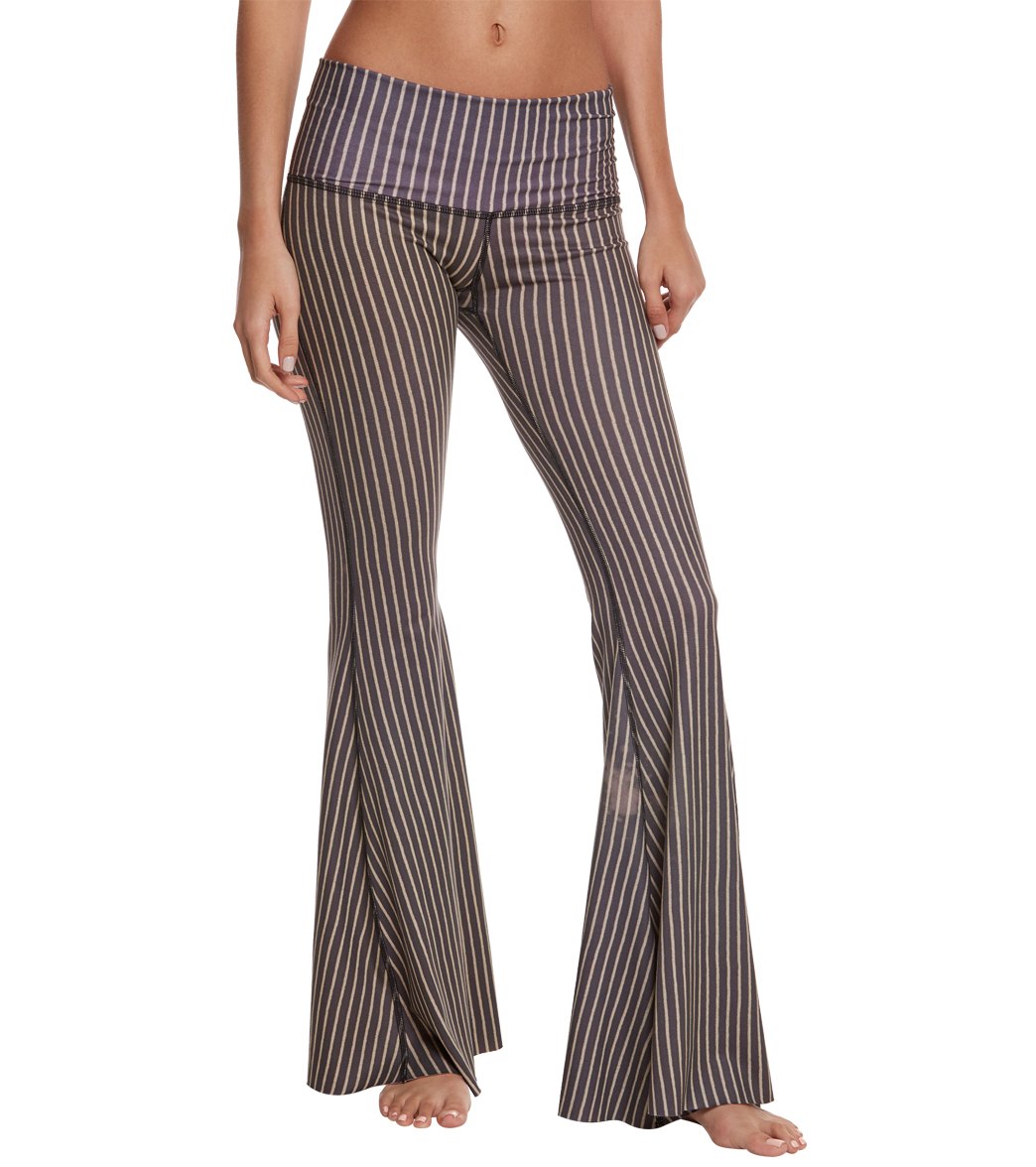 Teeki Dust & Gold Bell Bottom Yoga Pants