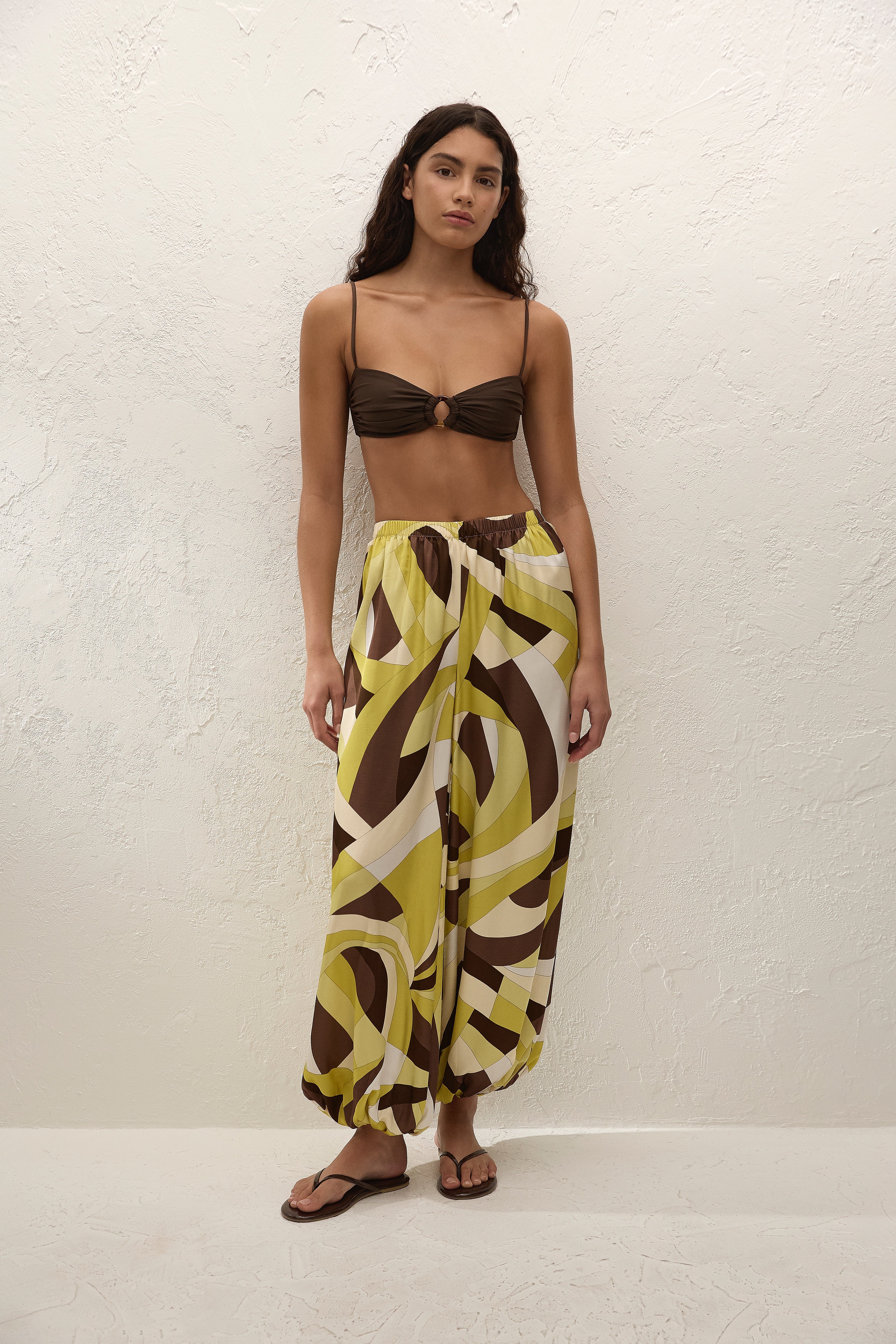 Kortez Balloon Pant Mila Geometric Print