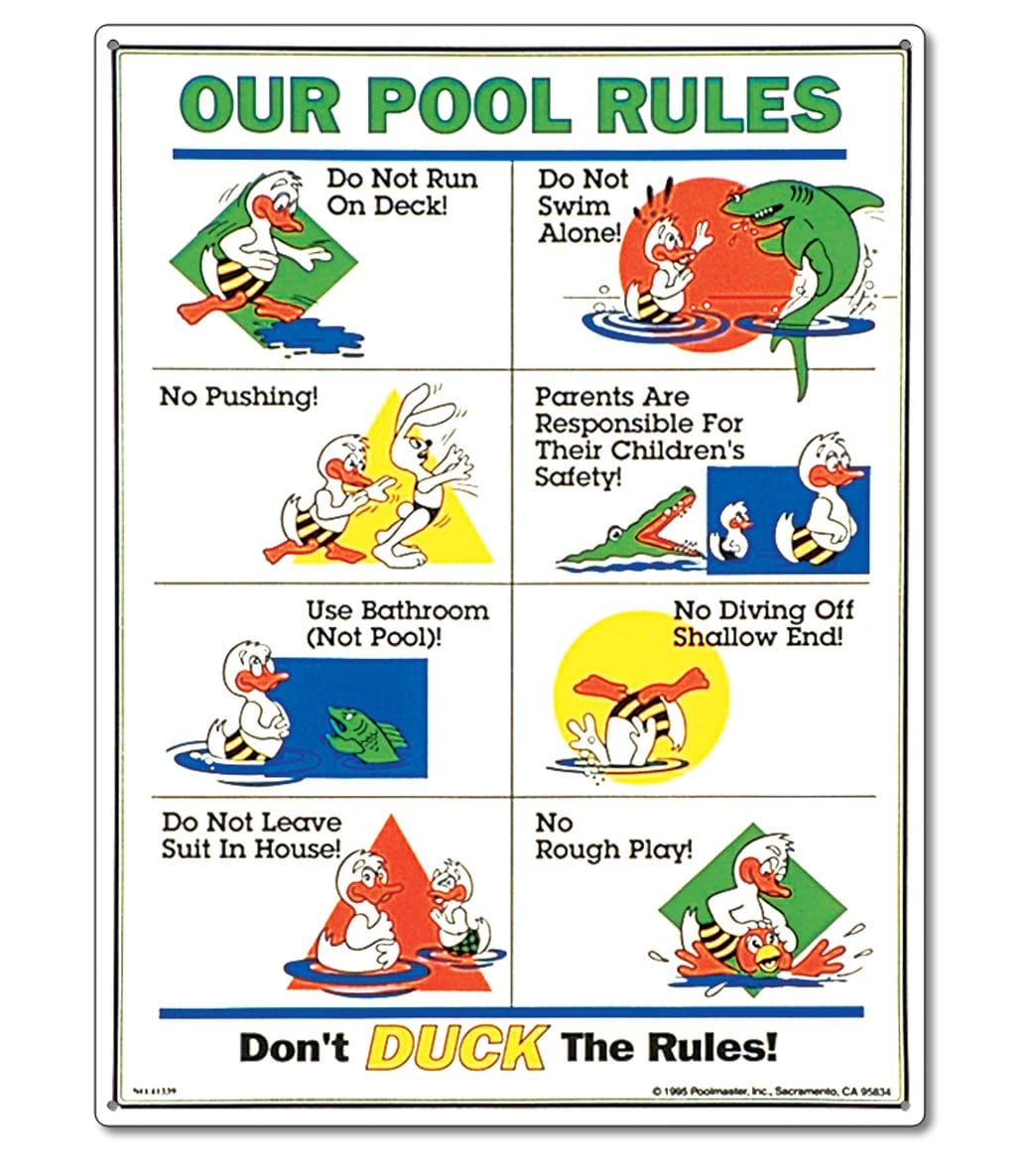 Poolmaster Sign-"Duck Animation"