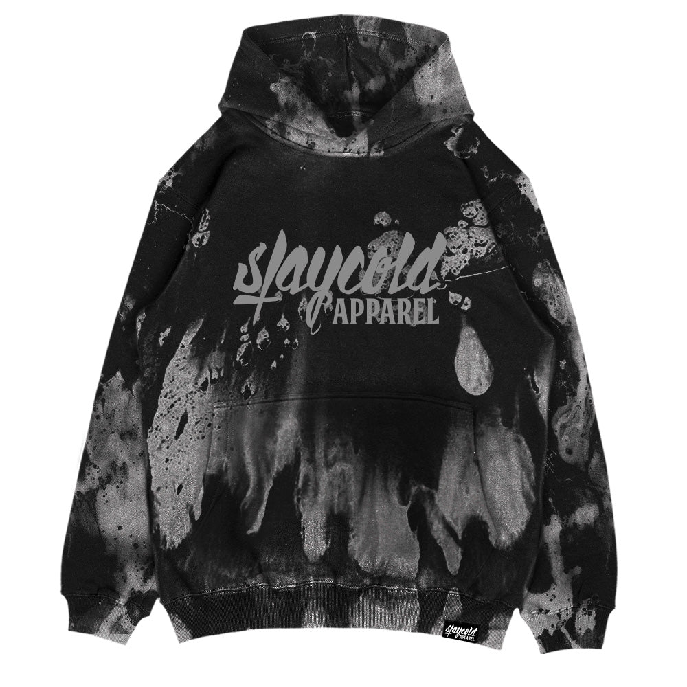Stay Cold Logo (Grey Dye) - Oversized Hoodie (350GSM)
