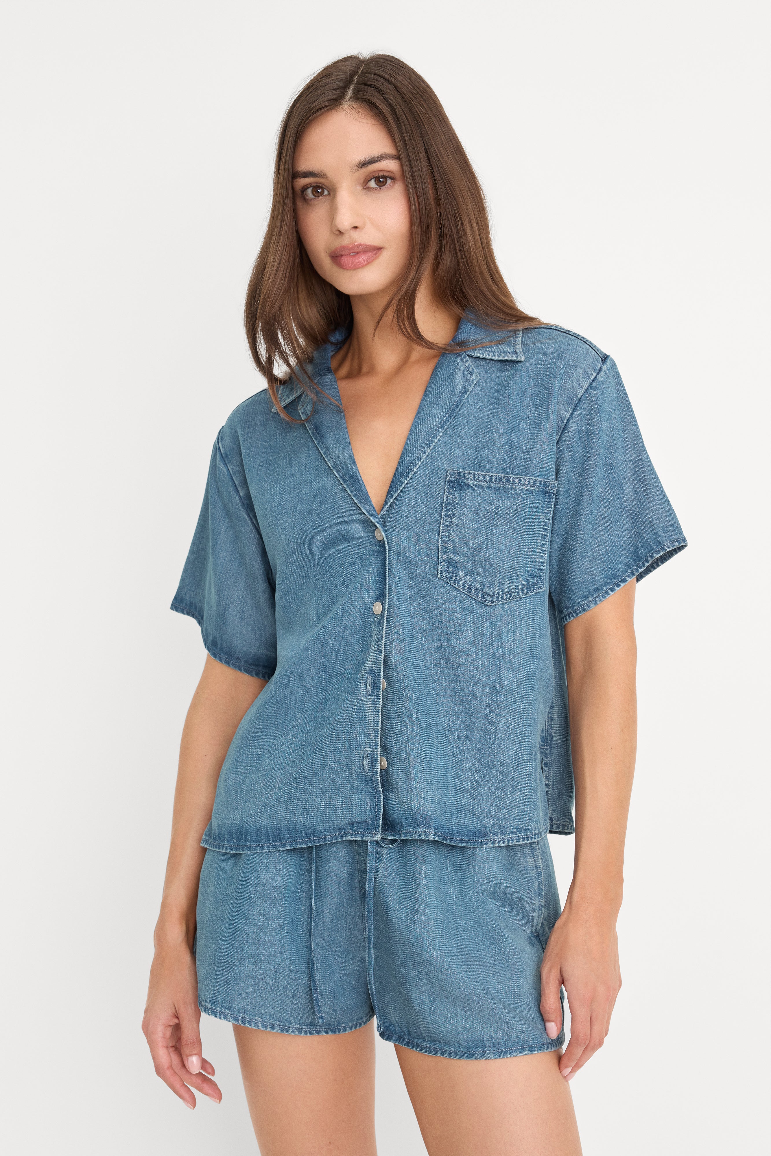THE DENIM CAMP  SHIRT