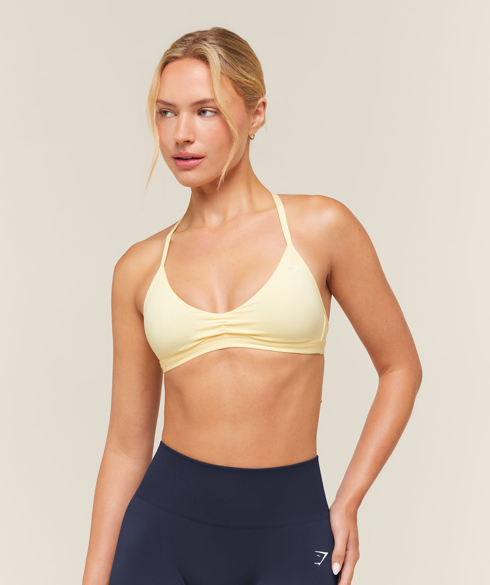 Gymshark Minimal Sports Bra 2.0 - Butter Yellow