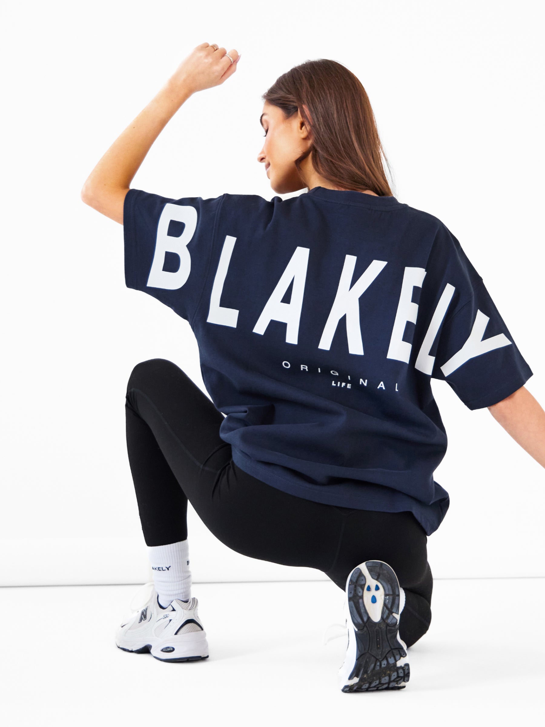 Isabel Oversized T-Shirt - Soft Navy