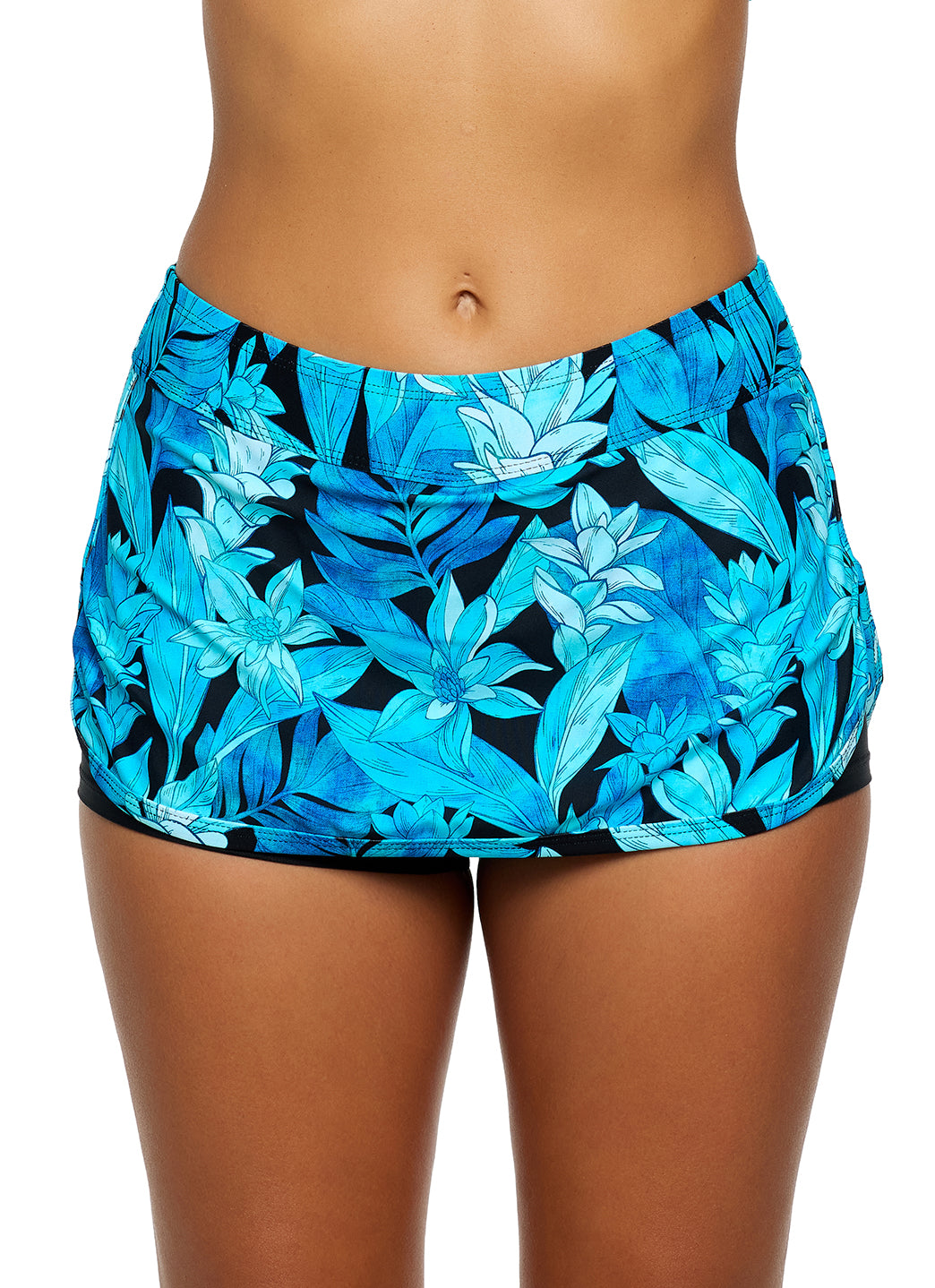 Next by Athena Women's Midnight Bloom Swim Skirt