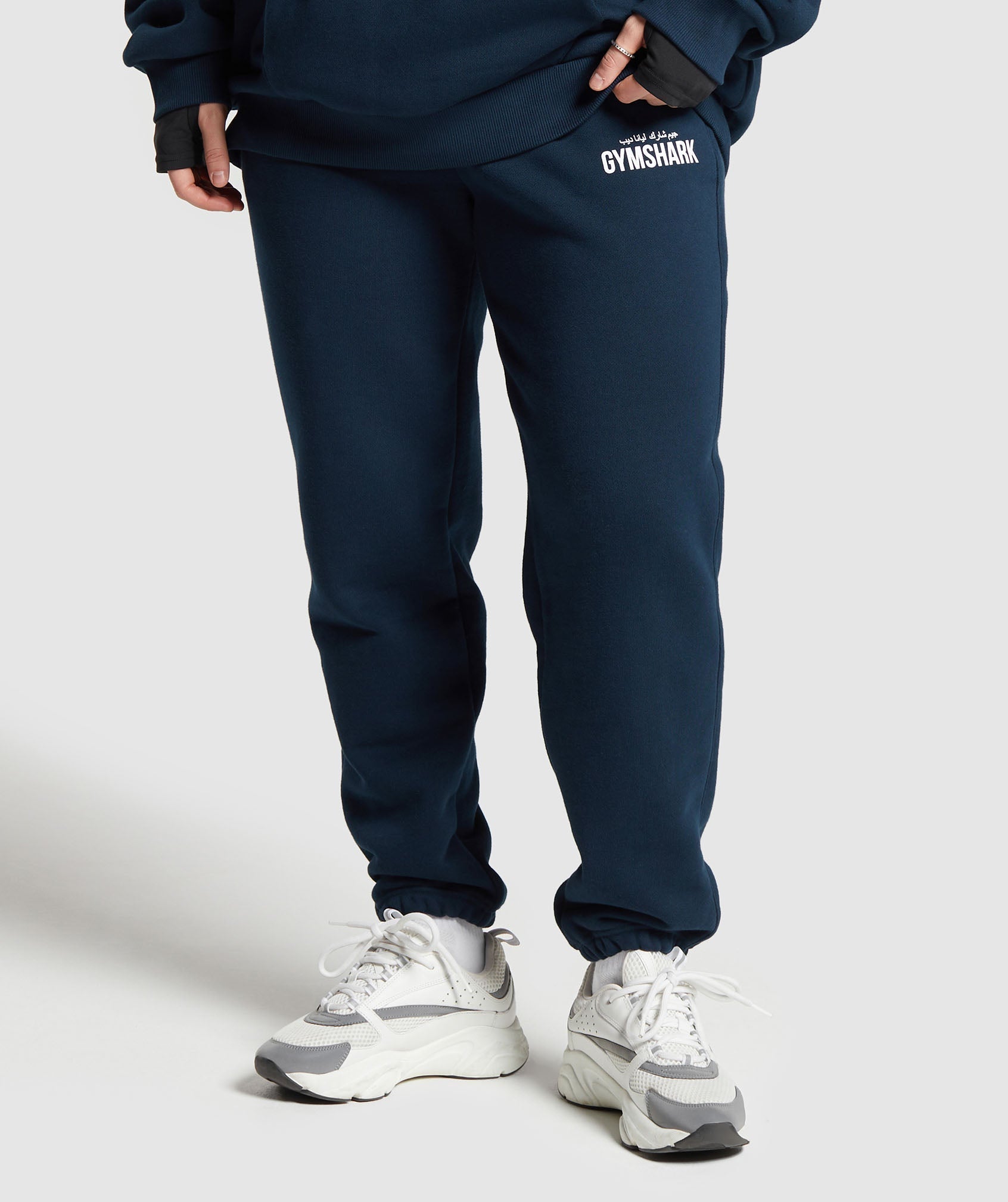 Gymshark X Leana Deeb Oversized Joggers - Navy