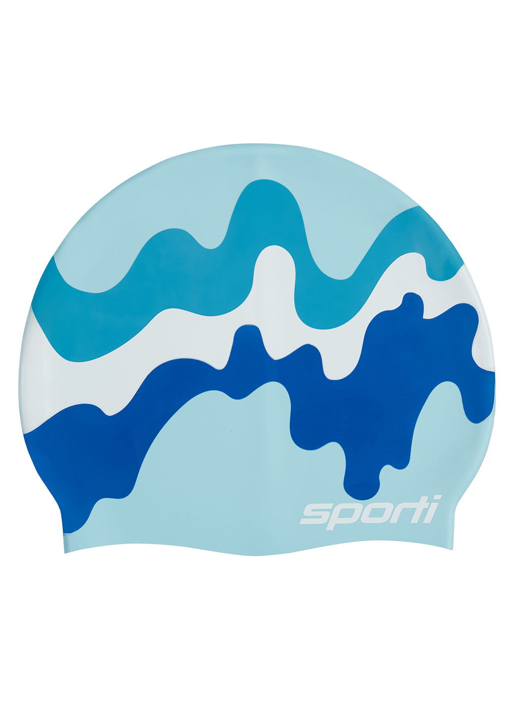 Sporti Wave Hello Silicone Swim Cap