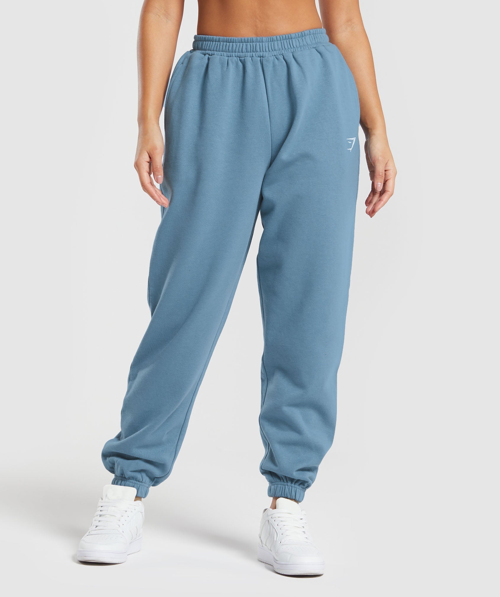 Gymshark Training Regular Fleece Joggers - Faded Blue