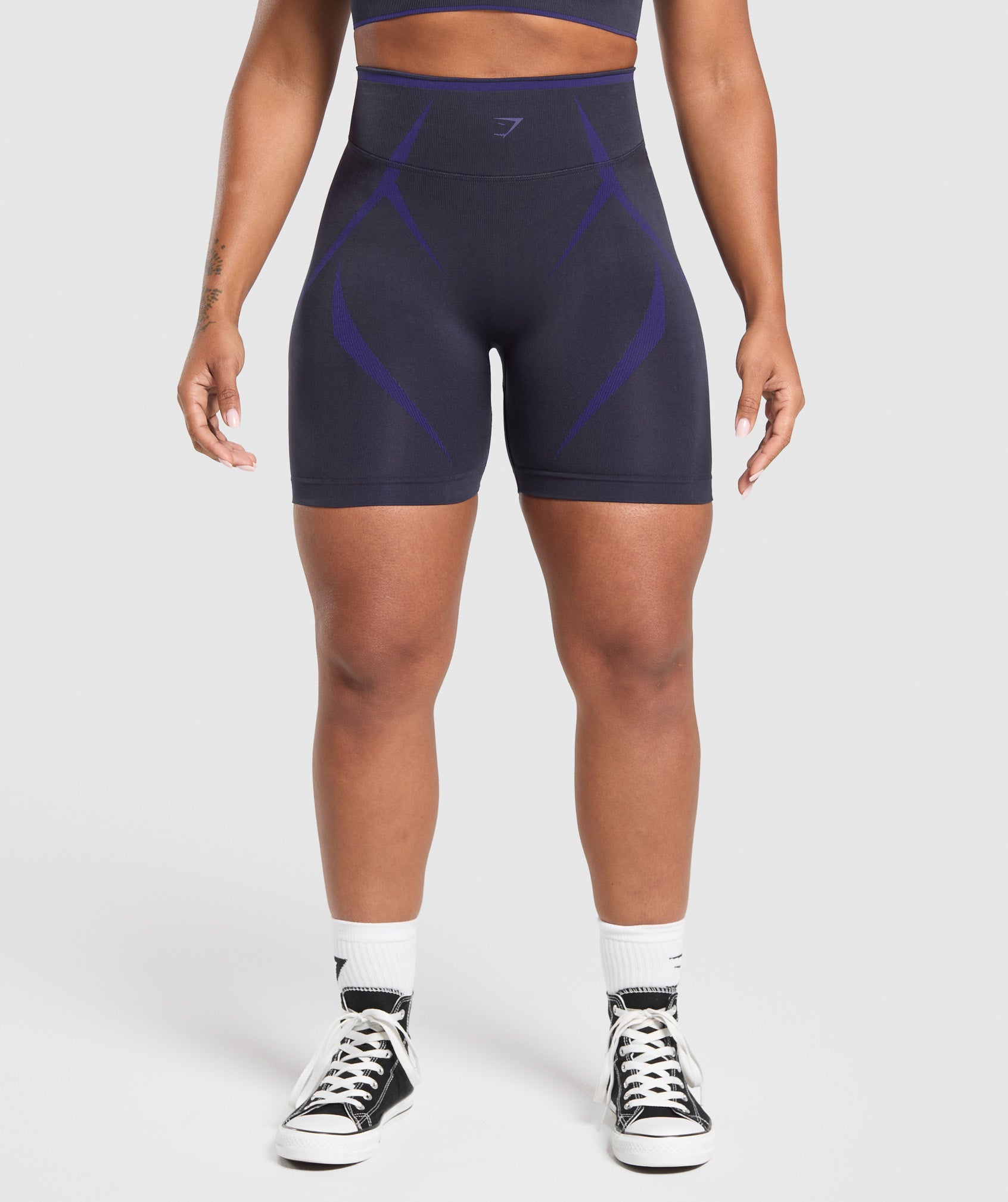 Gymshark Apex Lift Seamless Short - Heavy Blue/Cobalt Purple