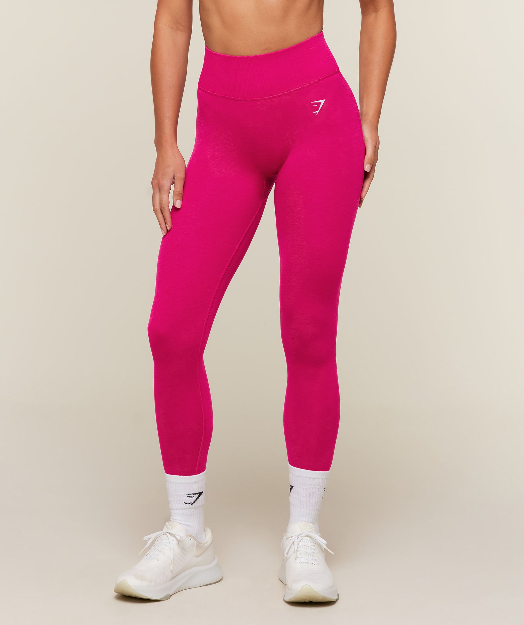 Gymshark Relay Seamless High-Rise Leggings - Performance Pink