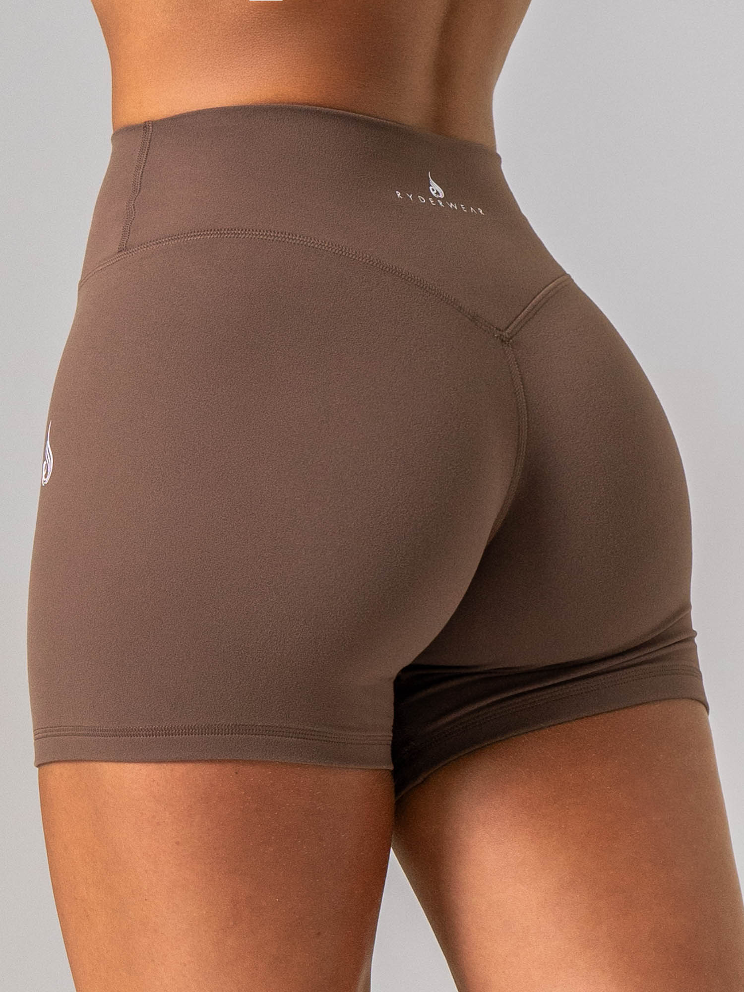 NKD Sueded Luxe Shorts - Chocolate