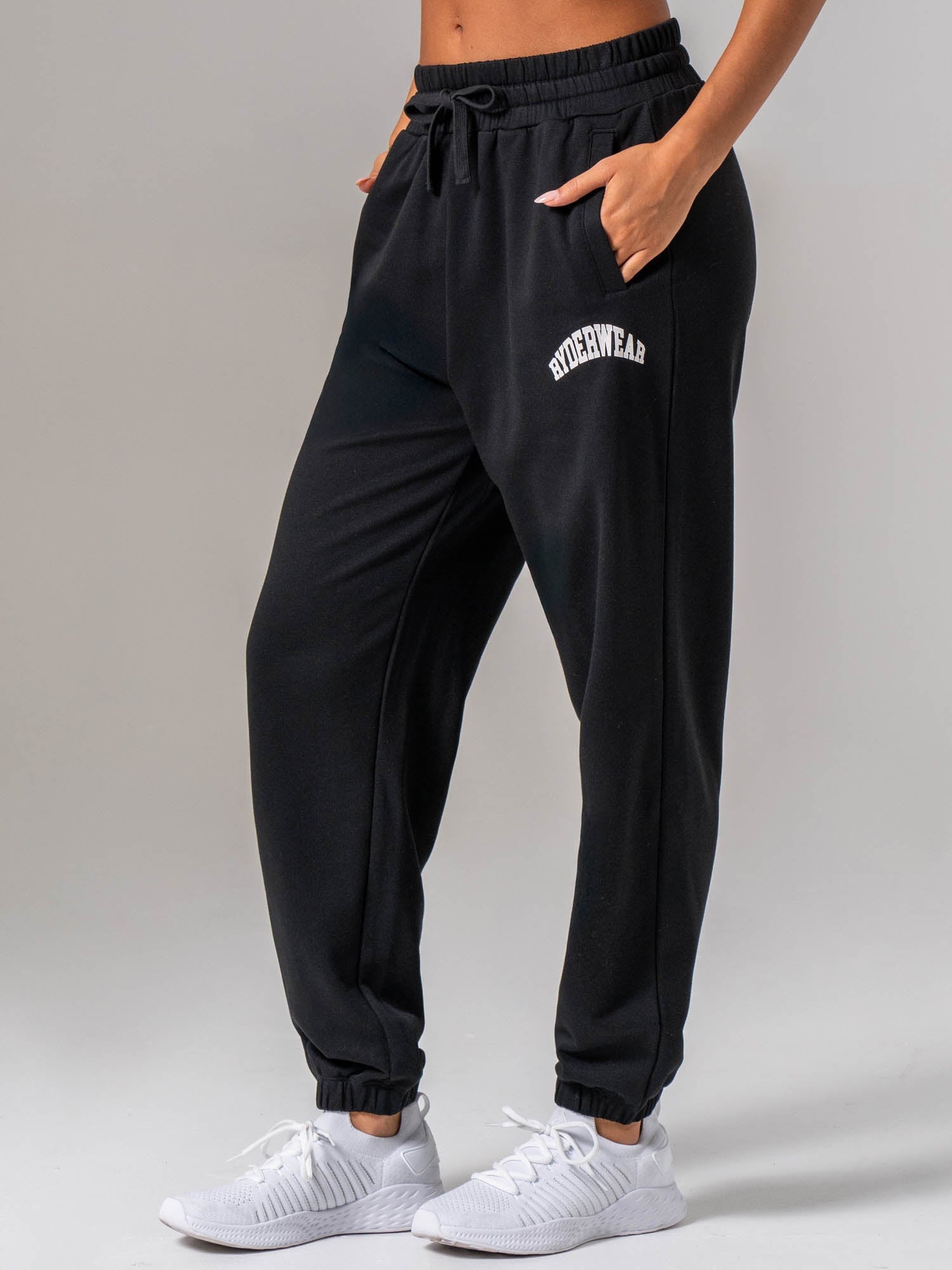 Women's Collegiate Track Pant - Black