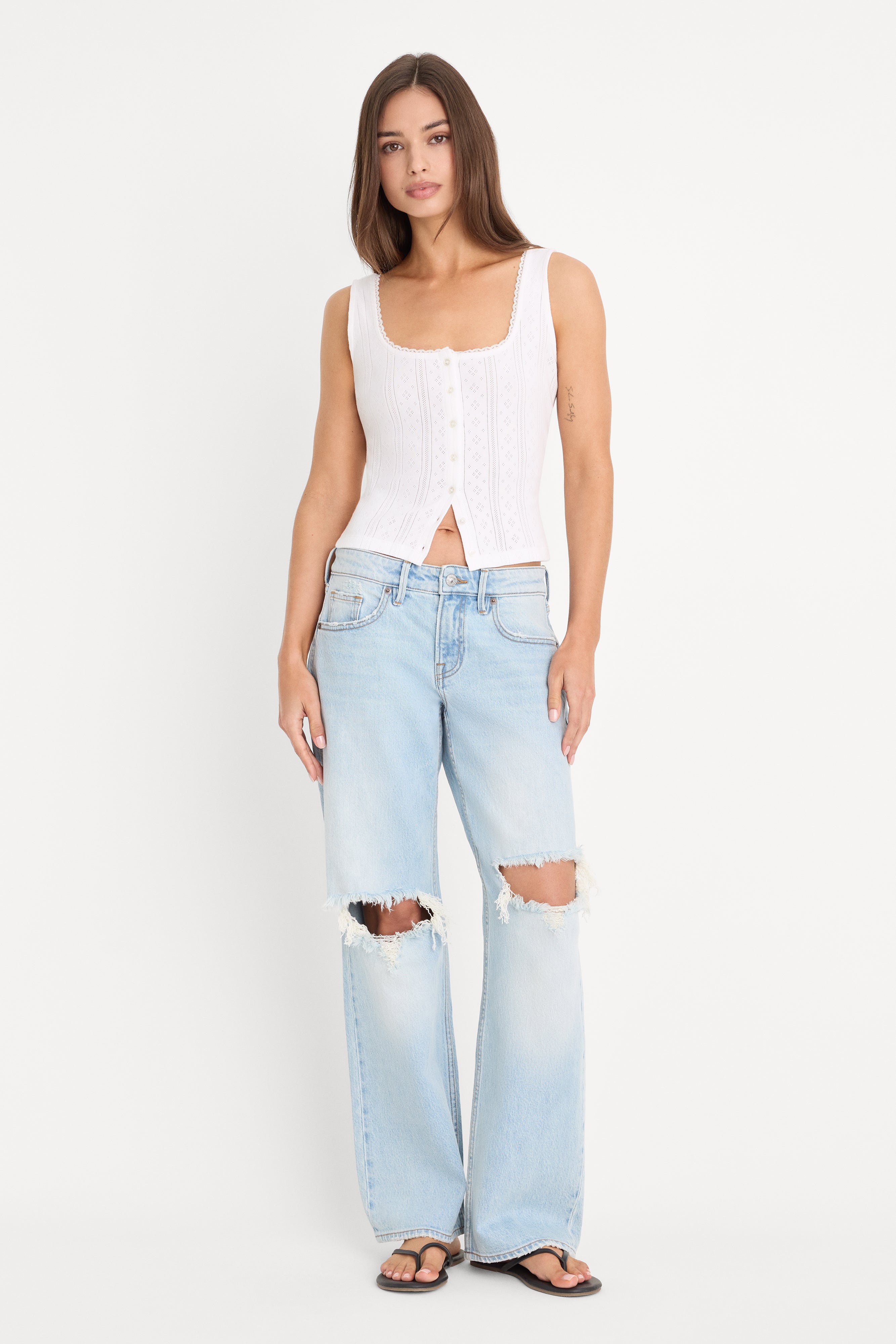 VINTAGE LOW LOOSE JEANS | INDIGO1249