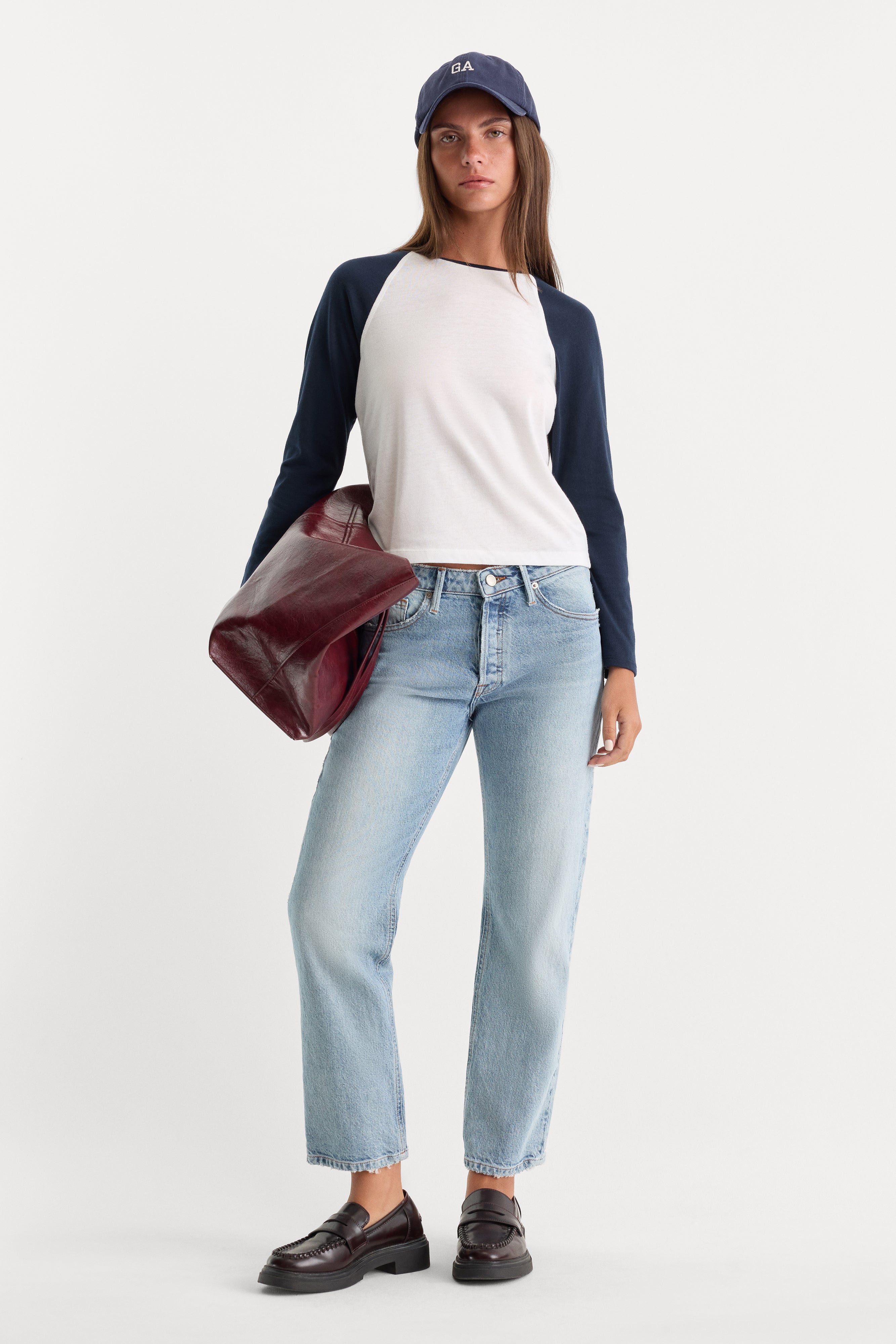 VINTAGE STRAIGHT ANKLE JEANS | INDIGO1220