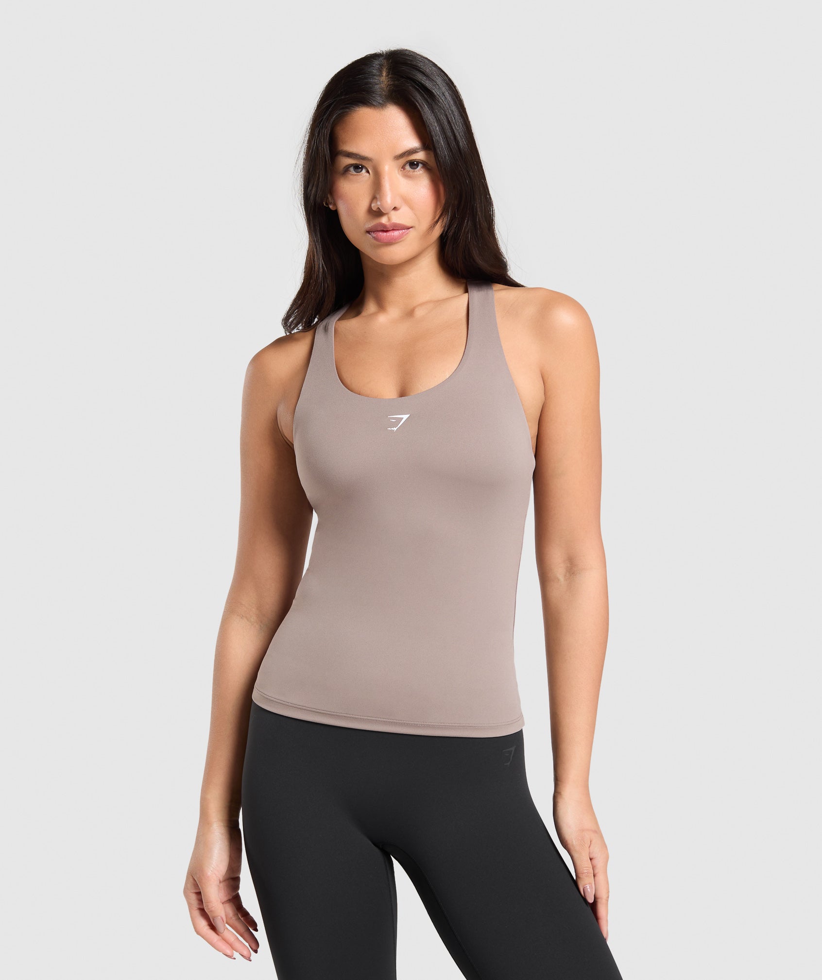 Gymshark Shelf Cami Tank - Lifestyle Brown