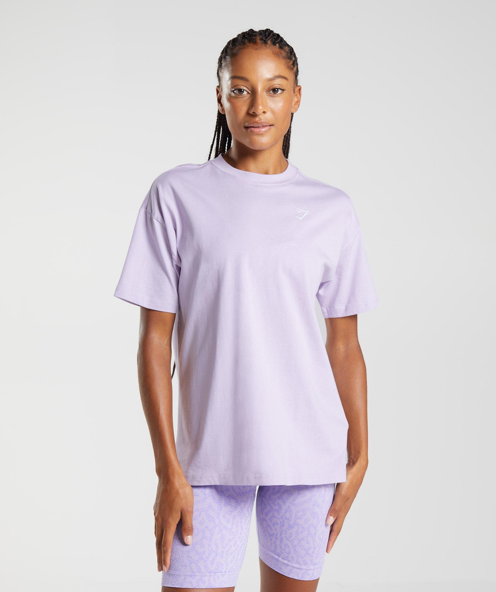 Gymshark Training Oversized T-Shirt  - Soft Lilac
